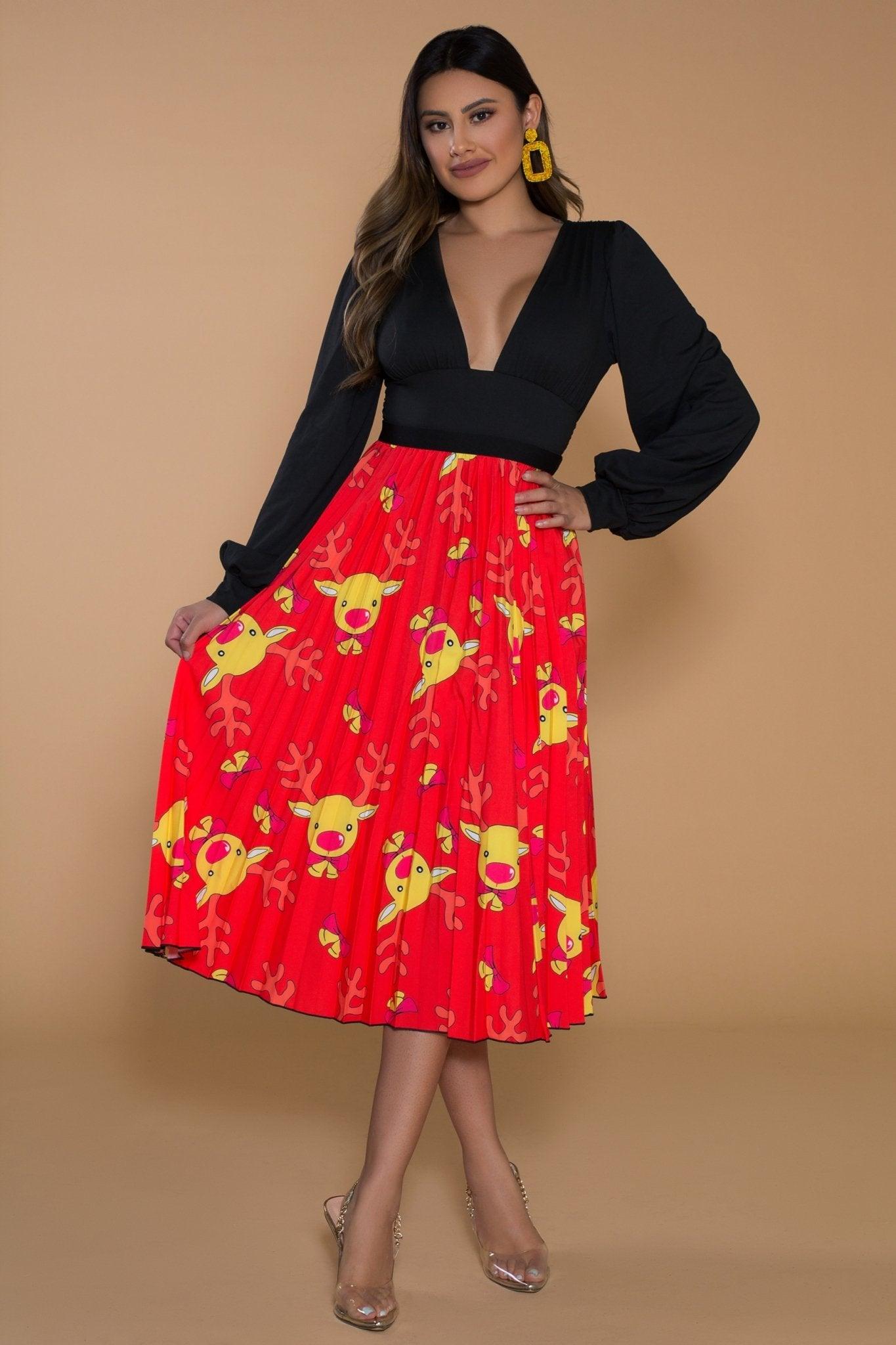 Kehlani ONE SIZE FITS ALL Pleated Skirt - MY SEXY STYLES