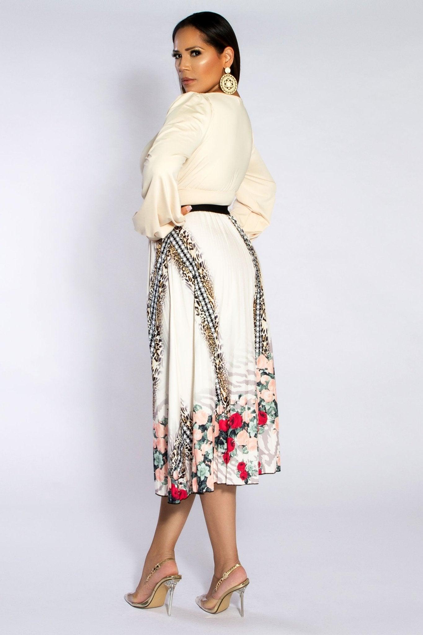 Kehlani ONE SIZE FITS ALL Pleated Skirt - MY SEXY STYLES