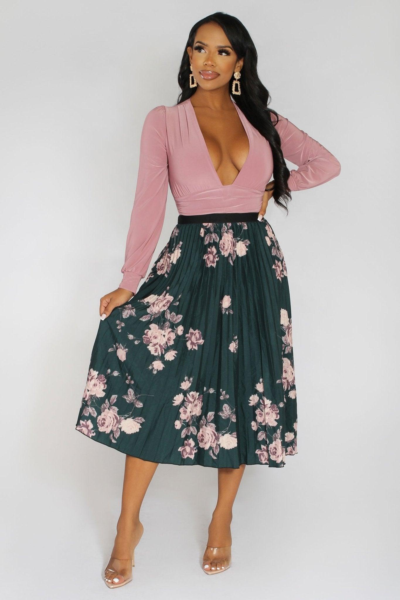 Kehlani ONE SIZE FITS ALL Pleated Skirt - MY SEXY STYLES