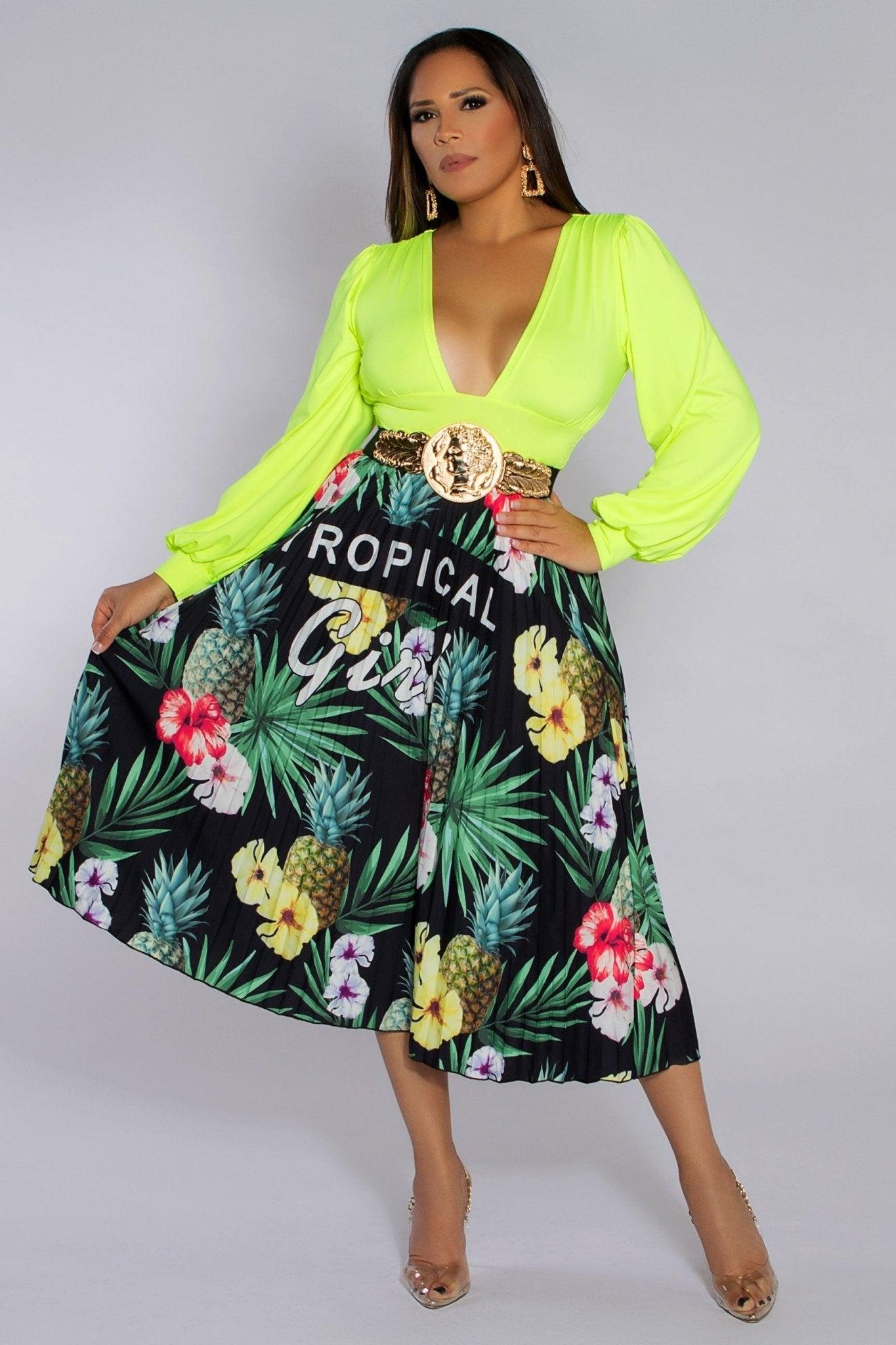 Kehlani ONE SIZE FITS ALL Pleated Skirt - MY SEXY STYLES