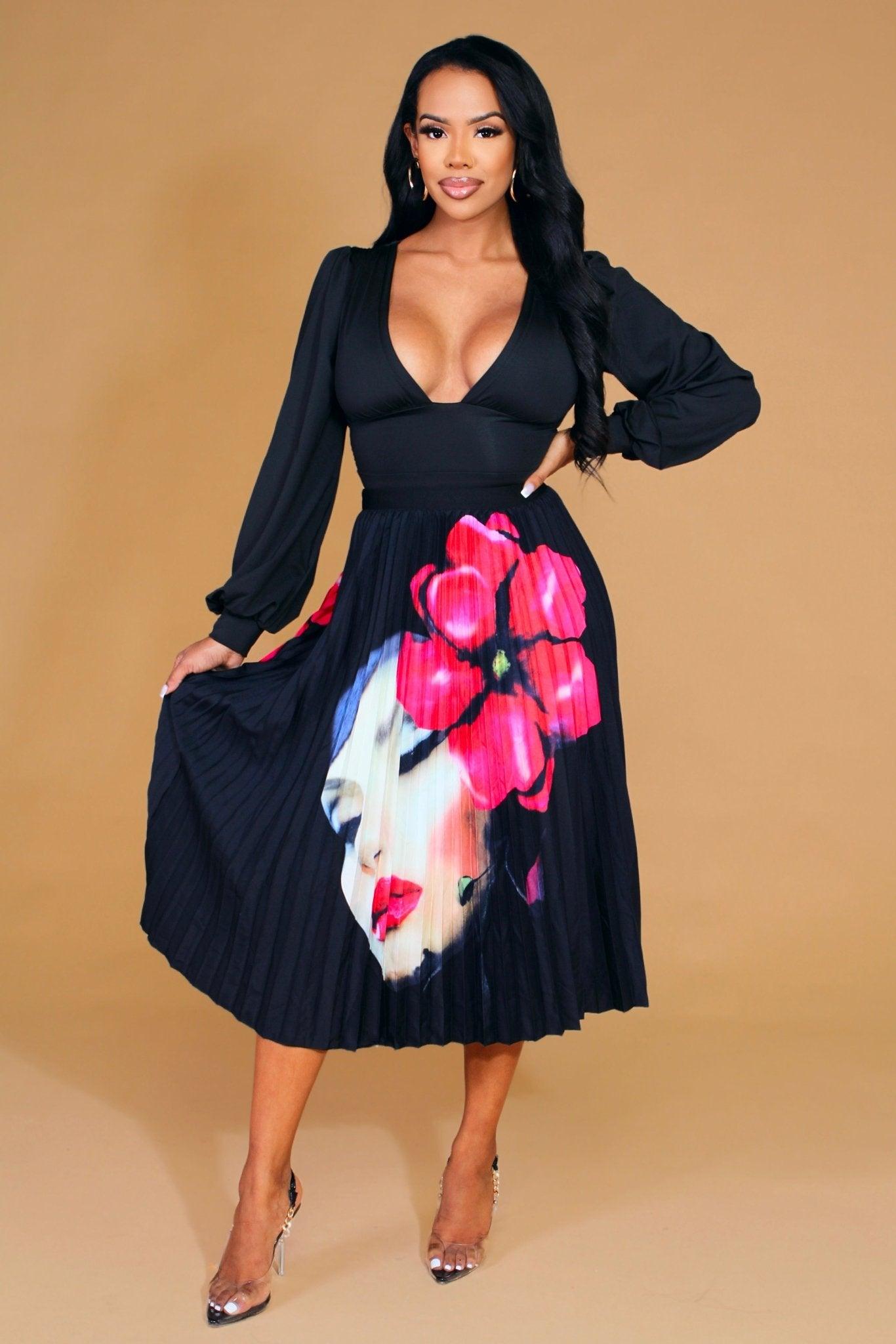 Kehlani ONE SIZE FITS ALL Pleated Skirt - MY SEXY STYLES