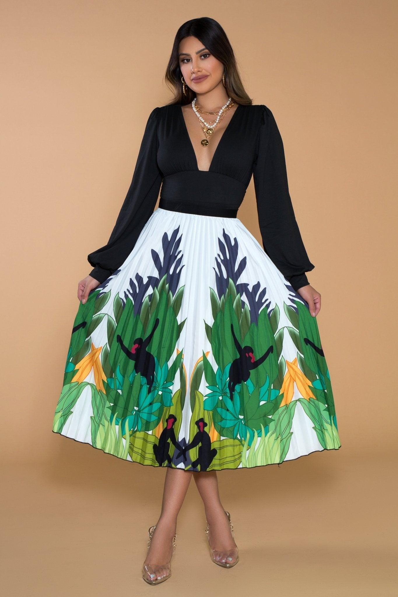 Kehlani ONE SIZE FITS ALL Pleated Skirt - MY SEXY STYLES