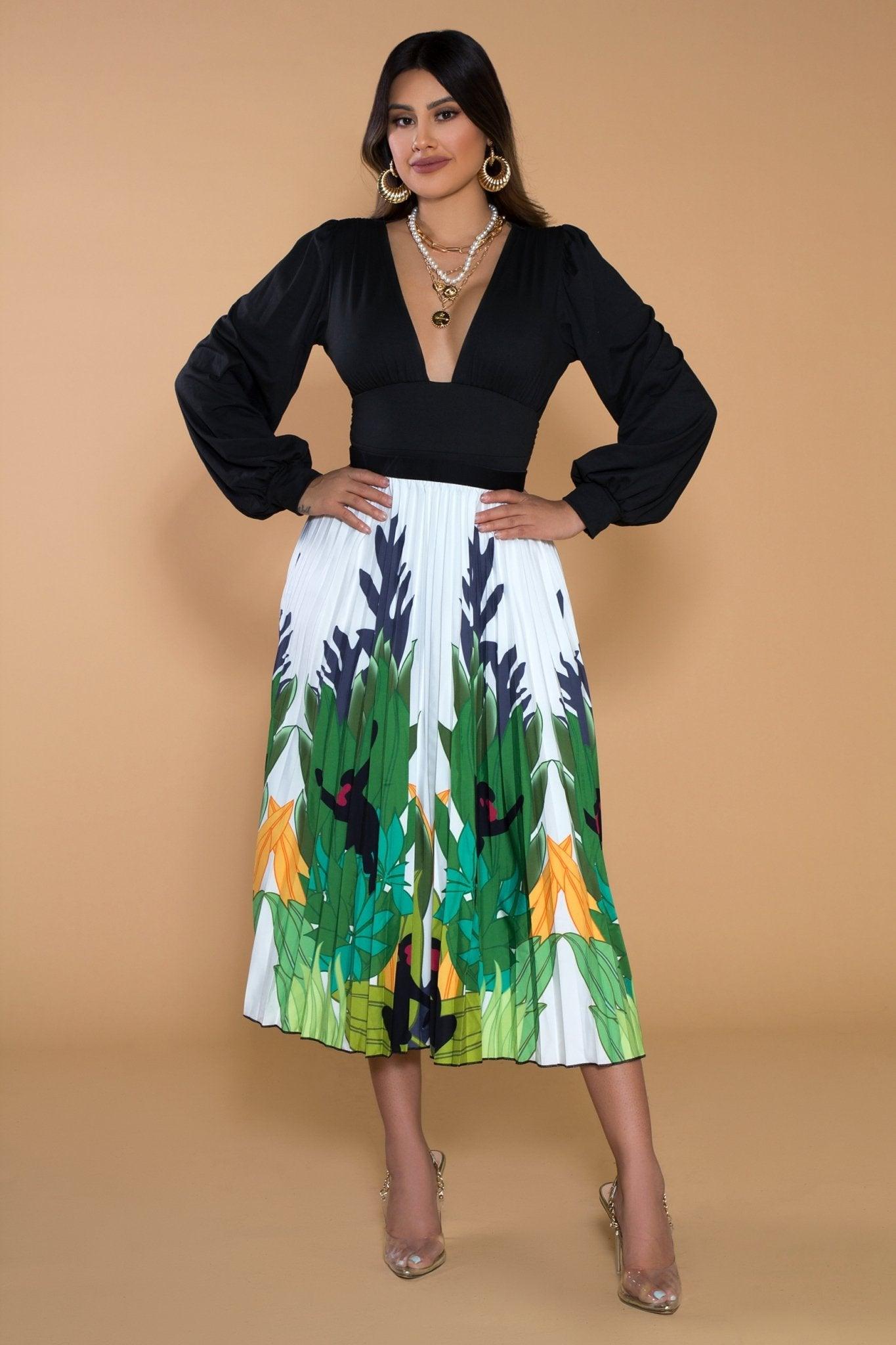 Kehlani ONE SIZE FITS ALL Pleated Skirt - MY SEXY STYLES