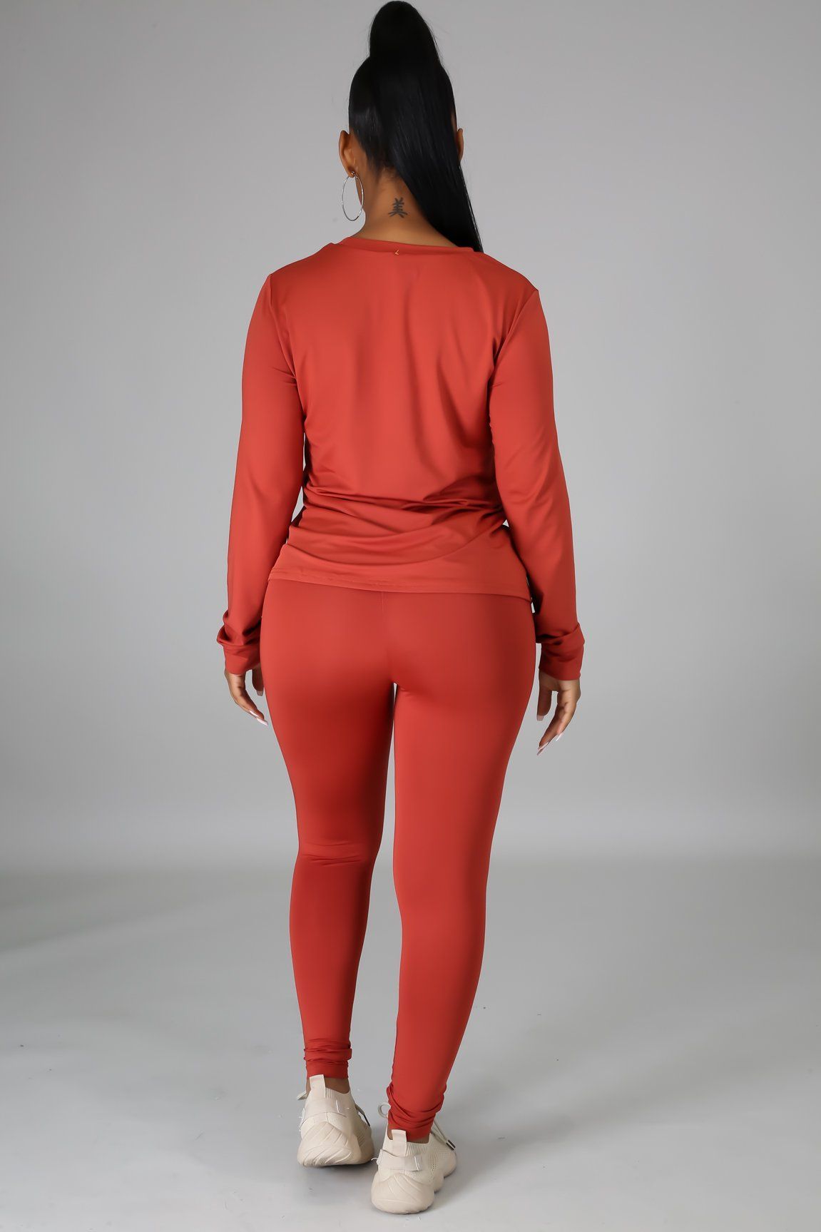 Kiara Long Sleeves Top and Leggings Set - MY SEXY STYLES