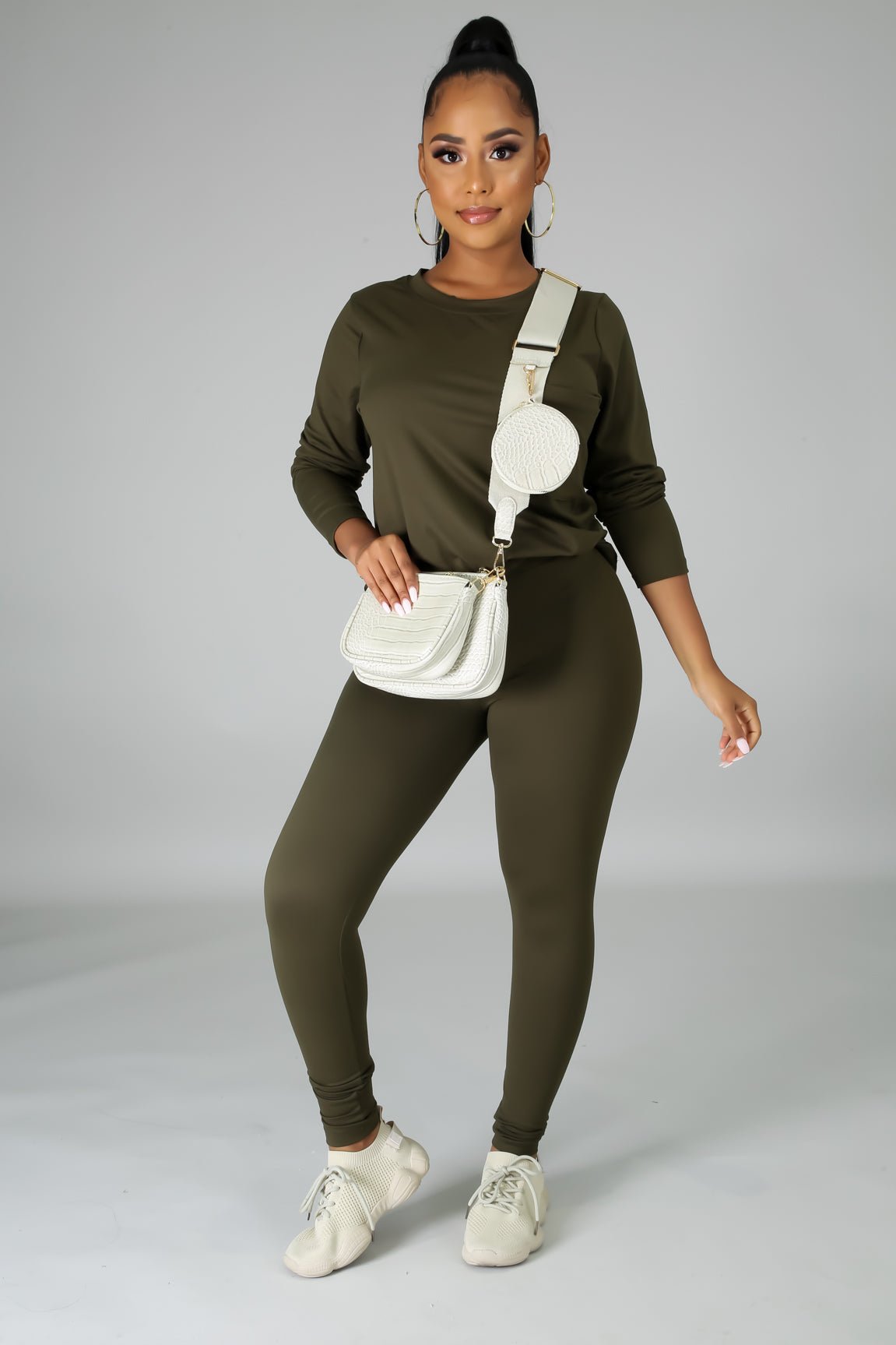Kiara Long Sleeves Top and Leggings Set - MY SEXY STYLES