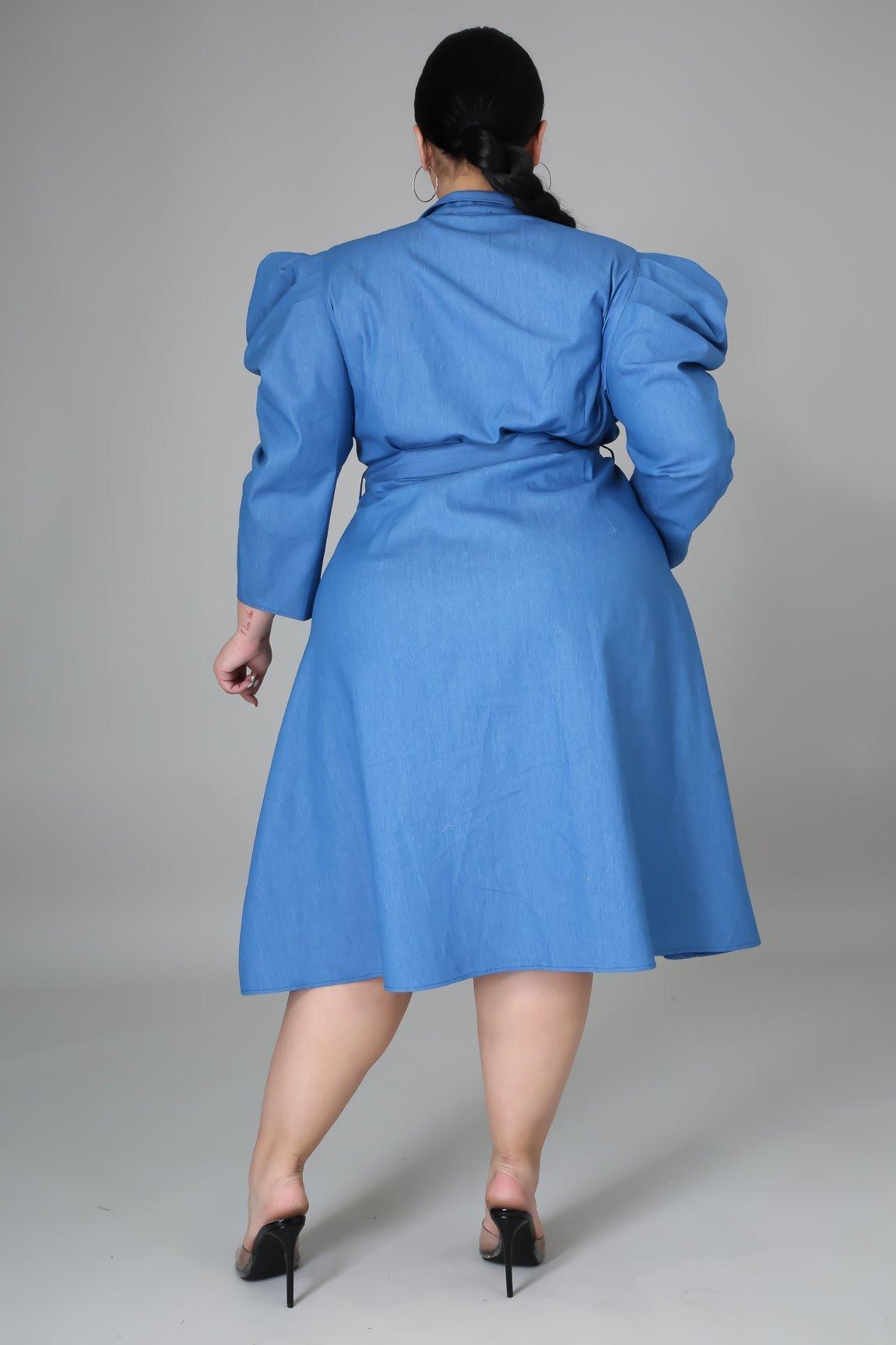 LAST ONE LEFT NON-STRETCH PLUS SIZE DRESS - MY SEXY STYLES