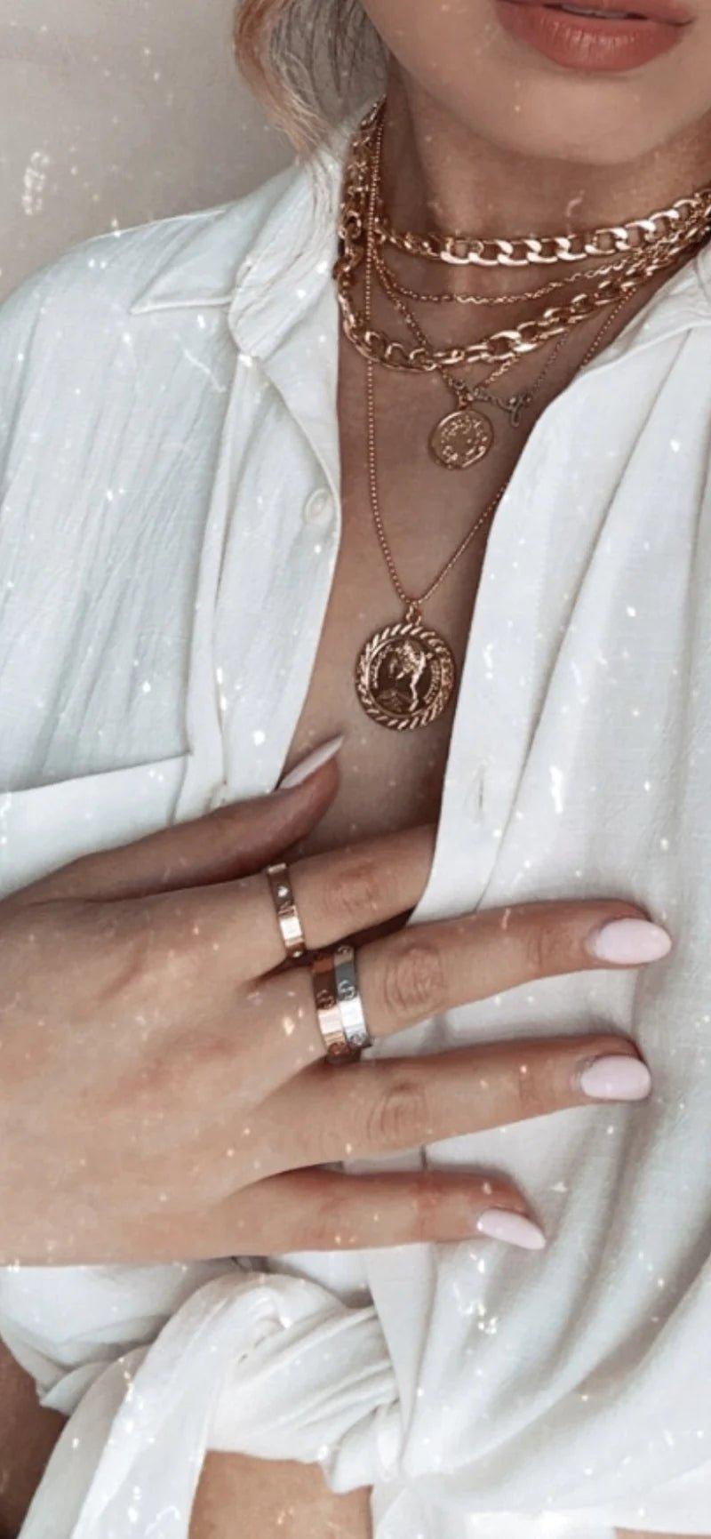 Love Ring With Rhinestones - MY SEXY STYLES