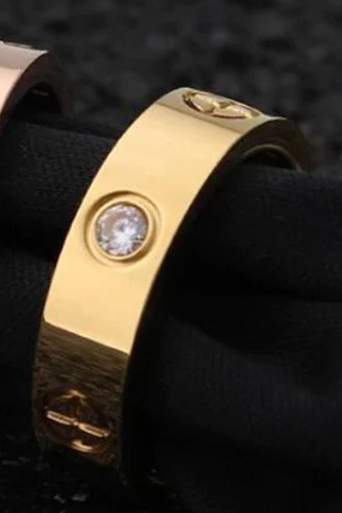 Love Ring With Rhinestones - MY SEXY STYLES