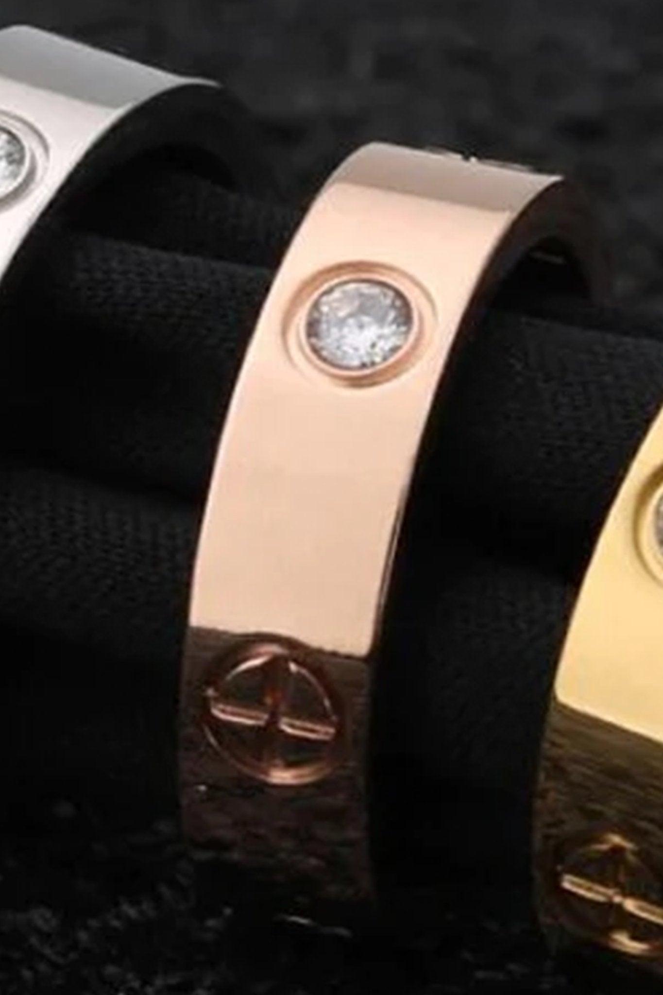 Love Ring With Rhinestones - MY SEXY STYLES