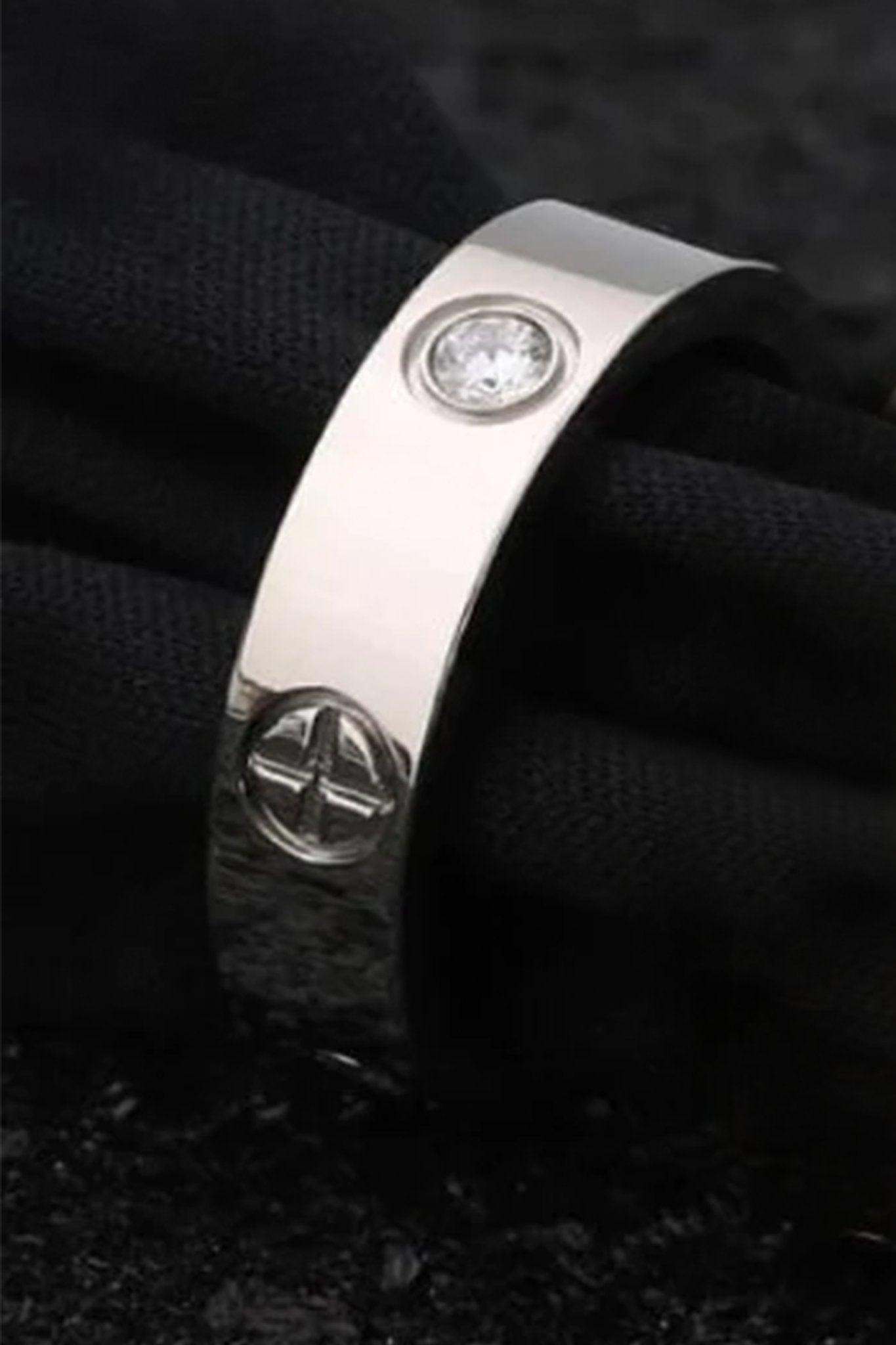 Love Ring With Rhinestones - MY SEXY STYLES