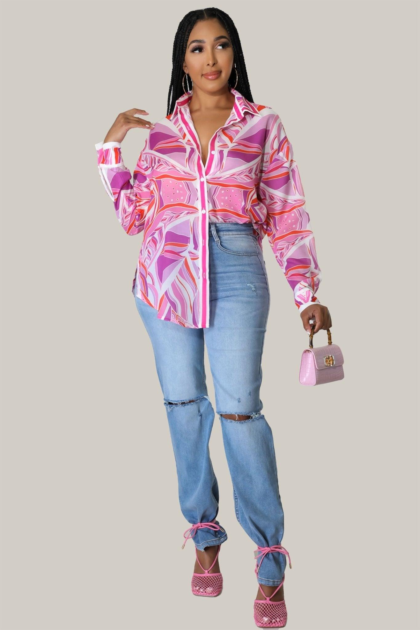 Madison Button Down Long Sleeves Shirt - MY SEXY STYLES