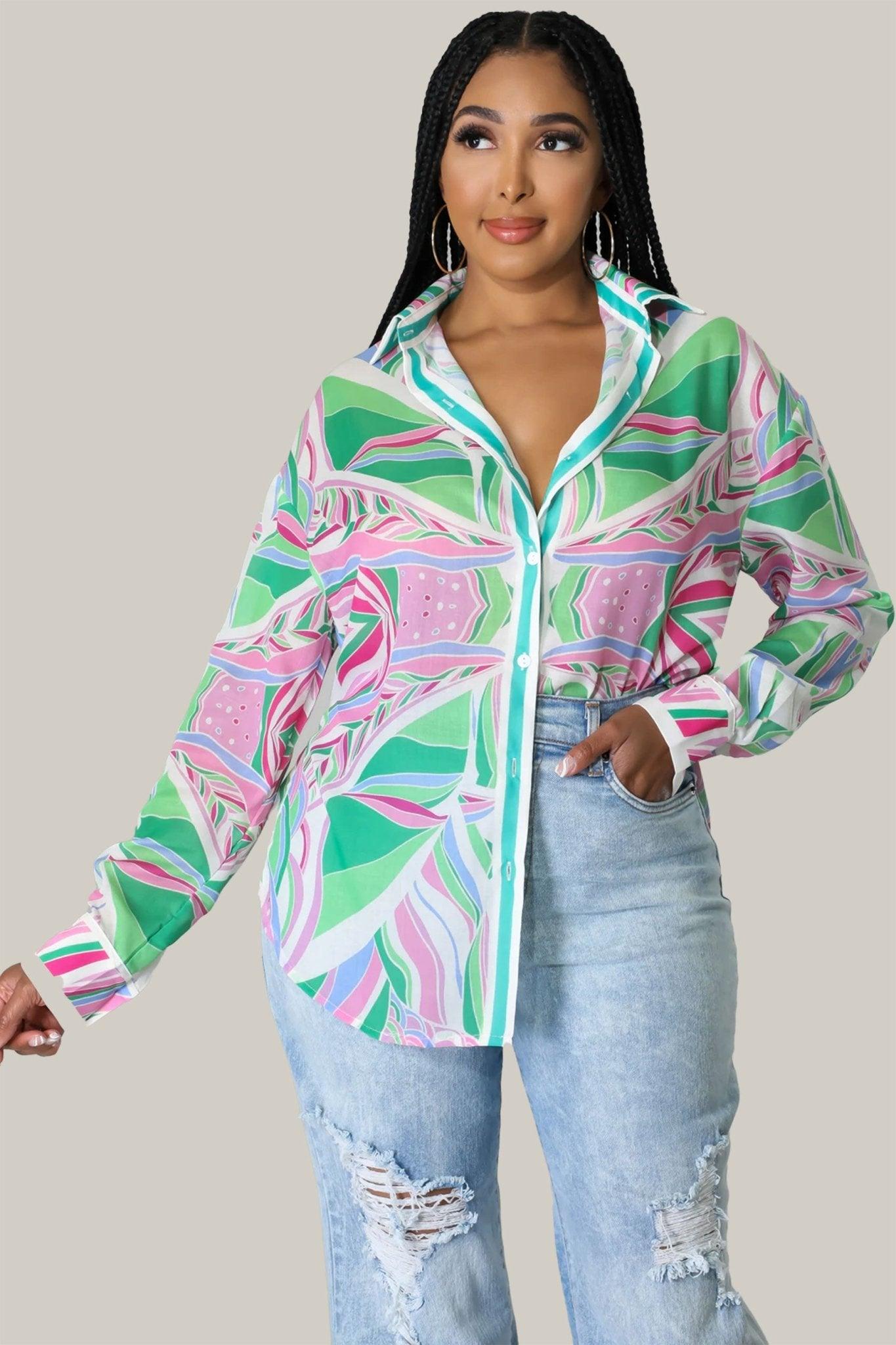 Madison Button Down Long Sleeves Shirt - MY SEXY STYLES