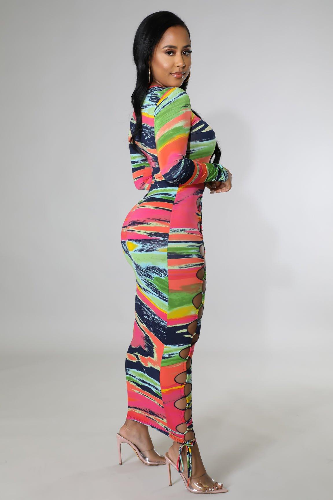 Mercy Cutout Midi Dress - MY SEXY STYLES