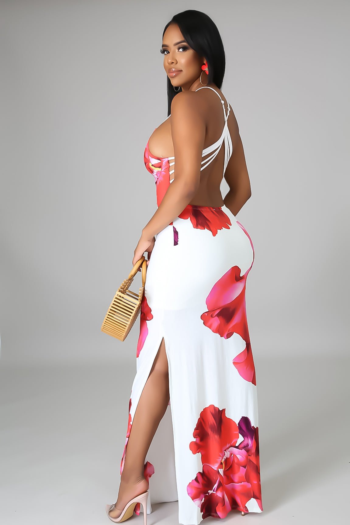 Michelle Floral Maxi Dress - MY SEXY STYLES
