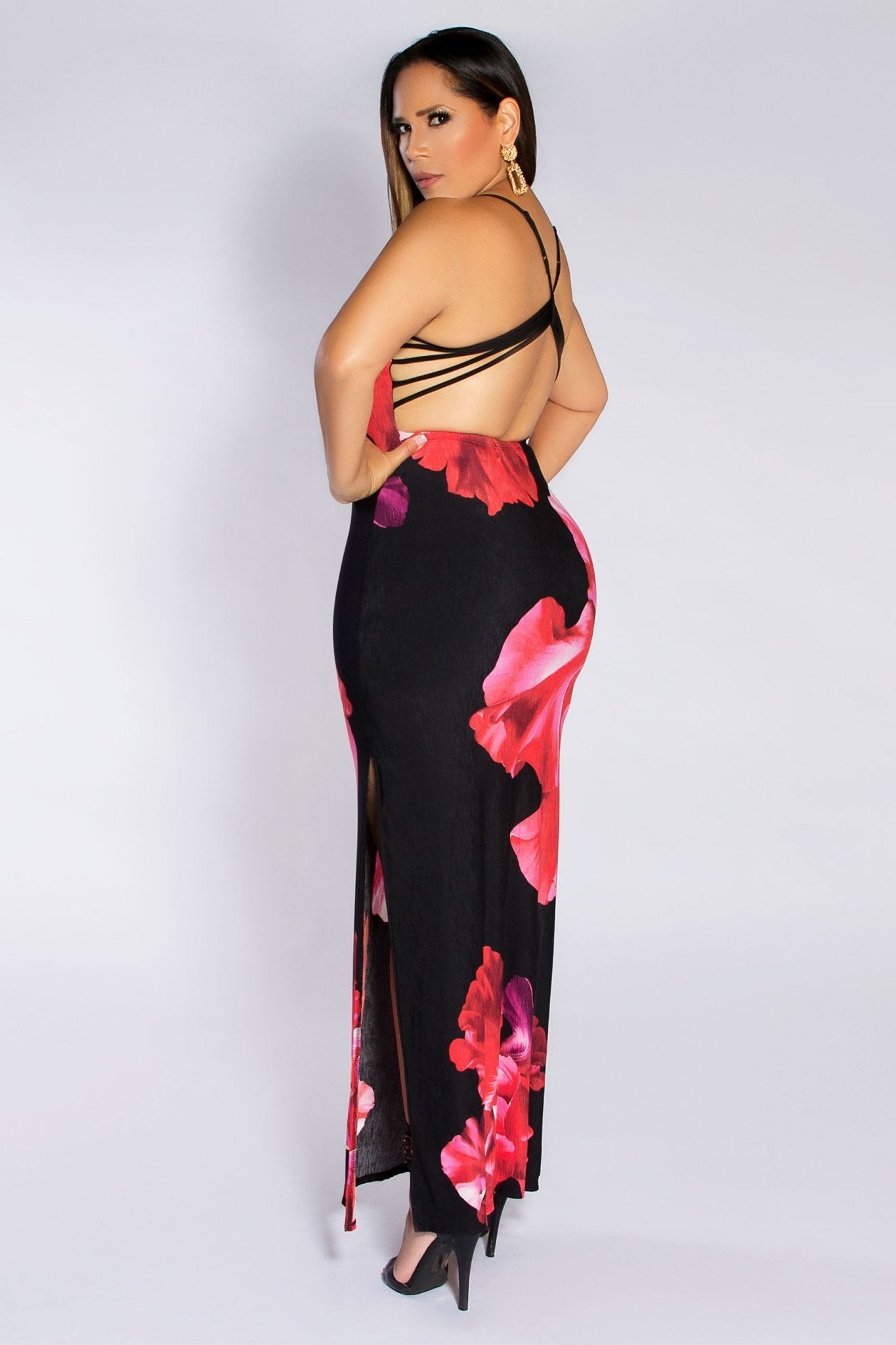 Michelle Floral Maxi Dress - MY SEXY STYLES