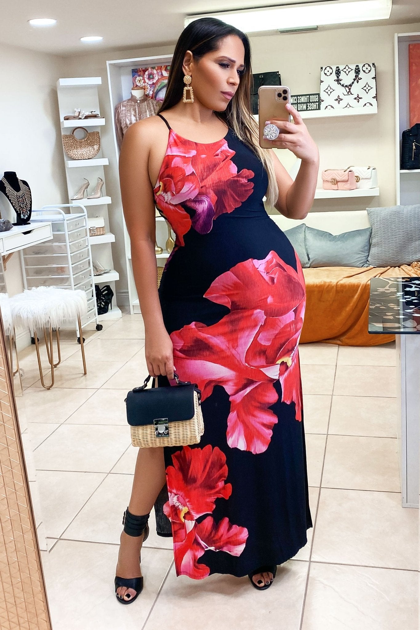 Michelle Floral Maxi Dress - MY SEXY STYLES
