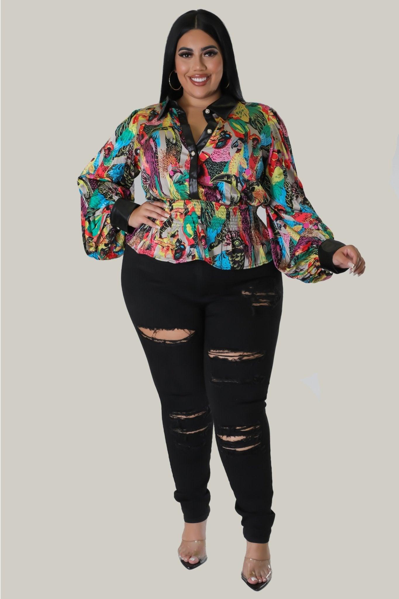 Natalie Puff Sleeves Blouse - MY SEXY STYLES