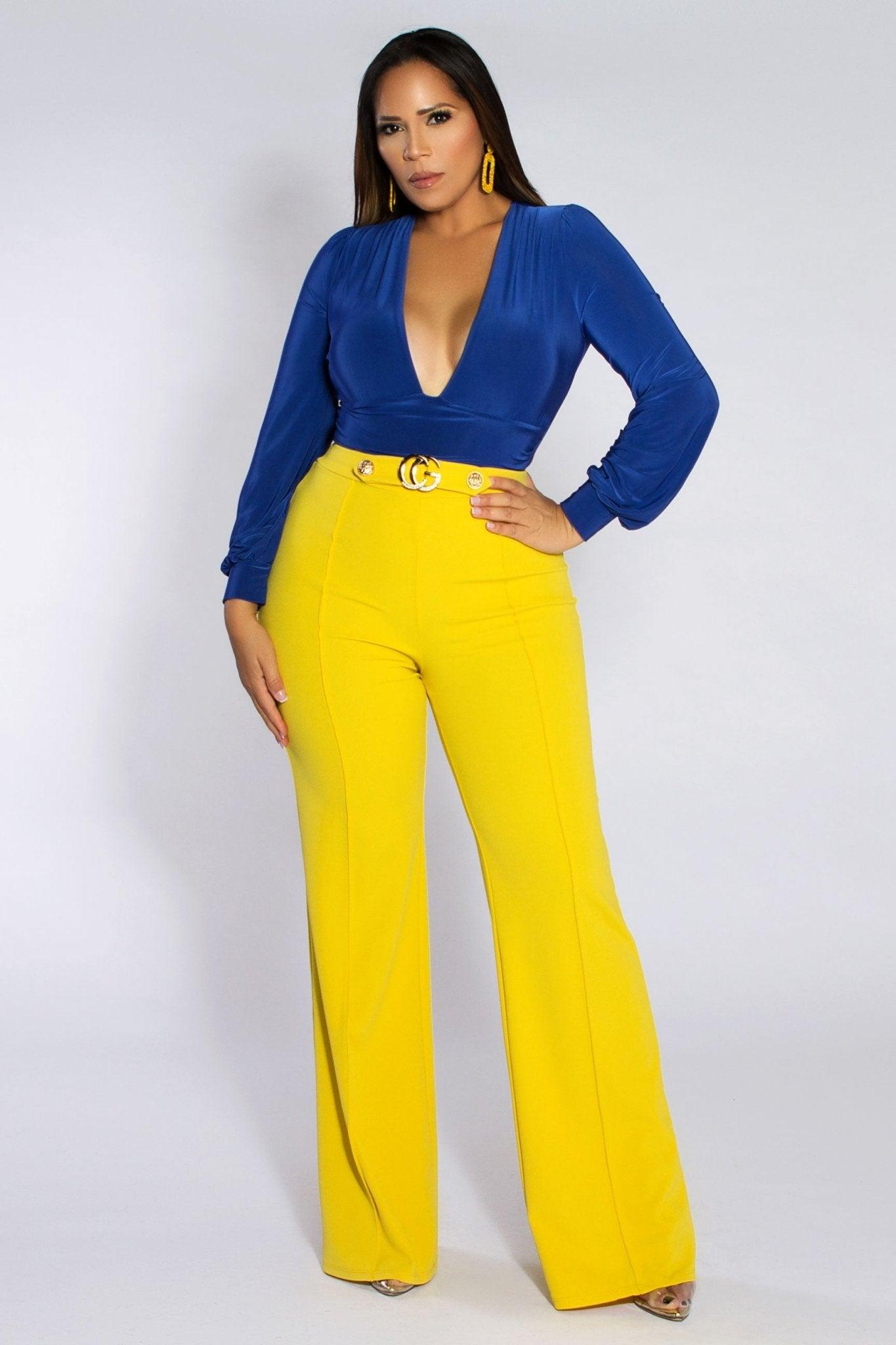 Nury Deep V Pleated Bodysuit - MY SEXY STYLES