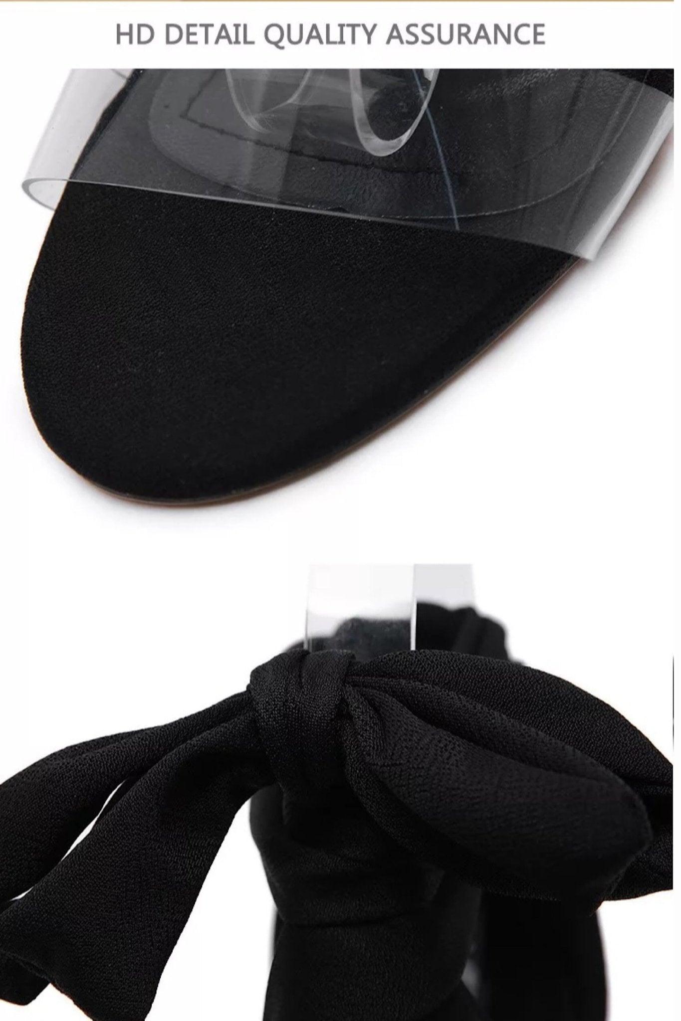 Olivia Peep Toe Lace-Up Wedges - MY SEXY STYLES