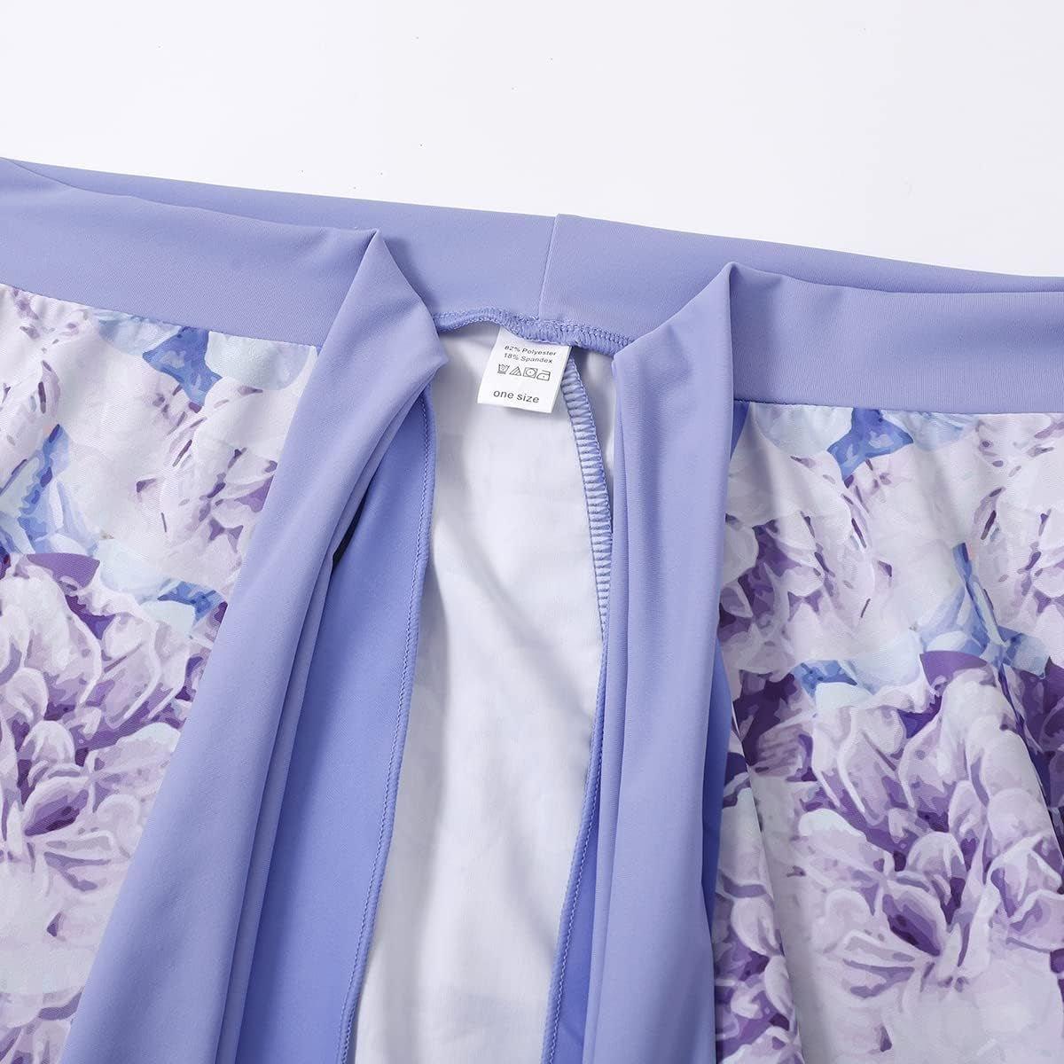 One Piece Swimsuit with Beach Cover up Wrap Skirt - MY SEXY STYLES