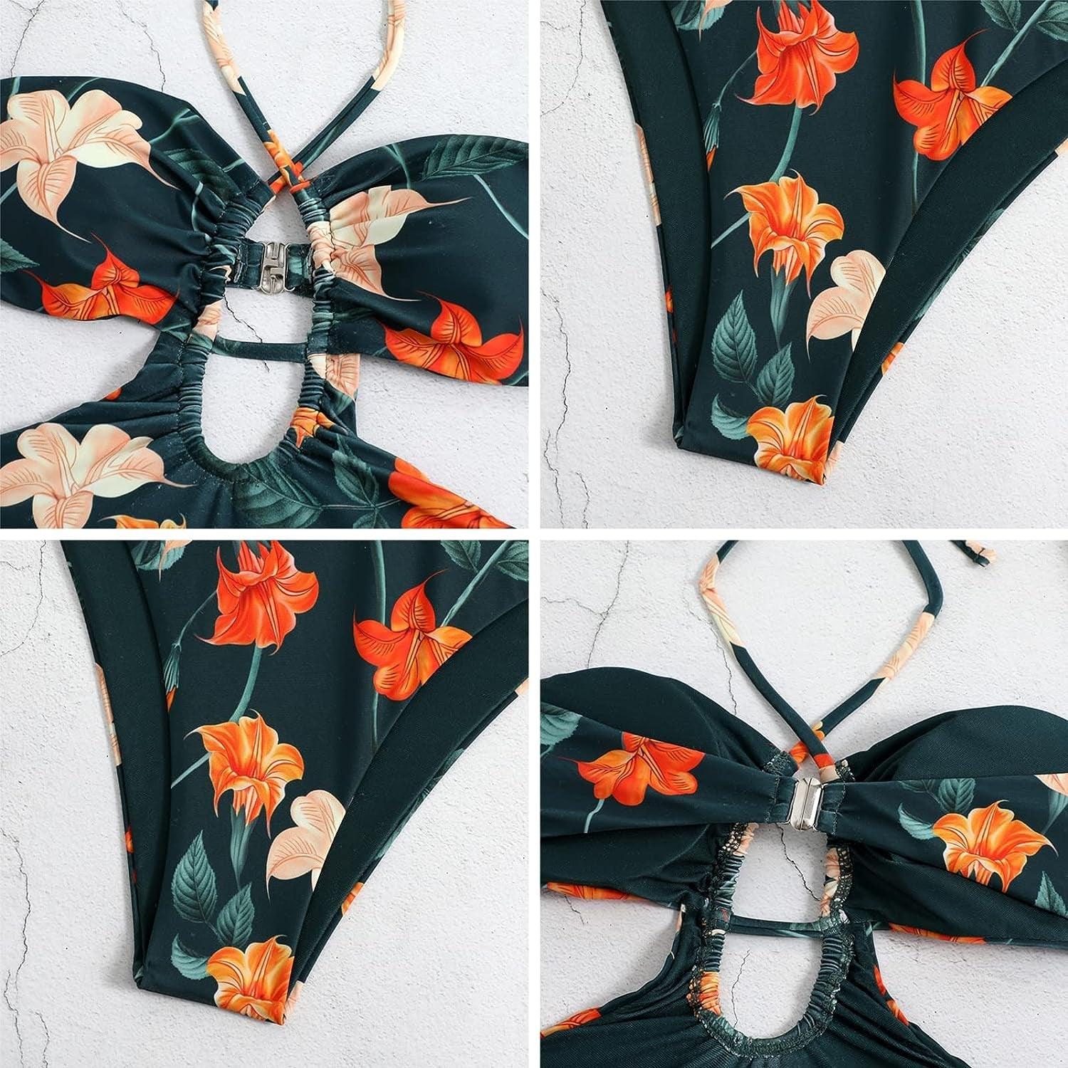 One Piece Swimsuit with Beach Cover up Wrap Skirt - MY SEXY STYLES