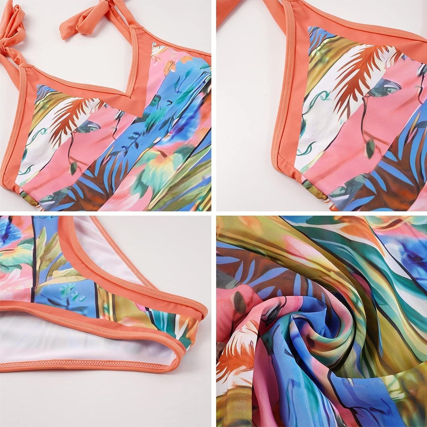 One Piece Swimsuit with Beach Cover up Wrap Skirt - MY SEXY STYLES