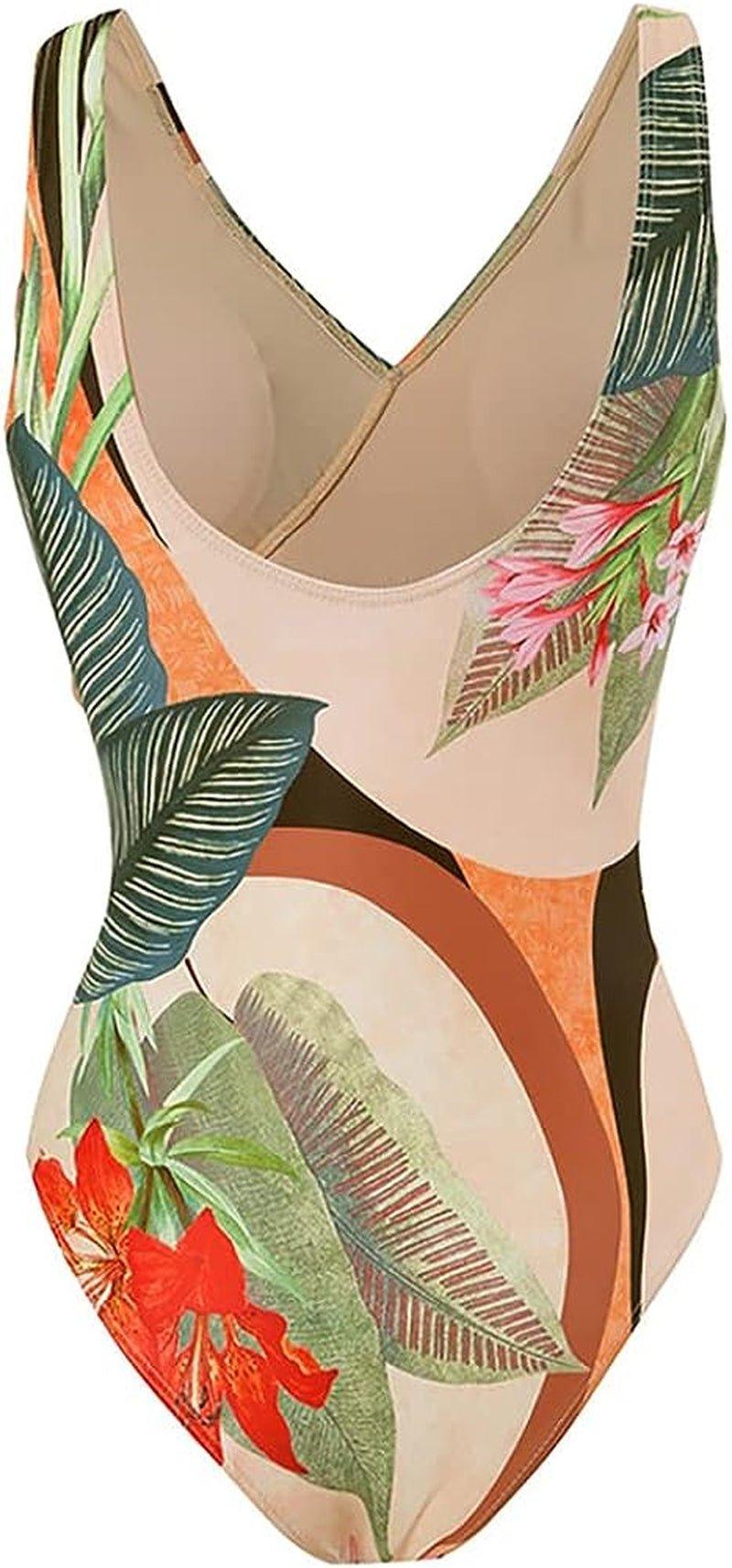 One Piece Swimsuit with Beach Cover up Wrap Skirt - MY SEXY STYLES