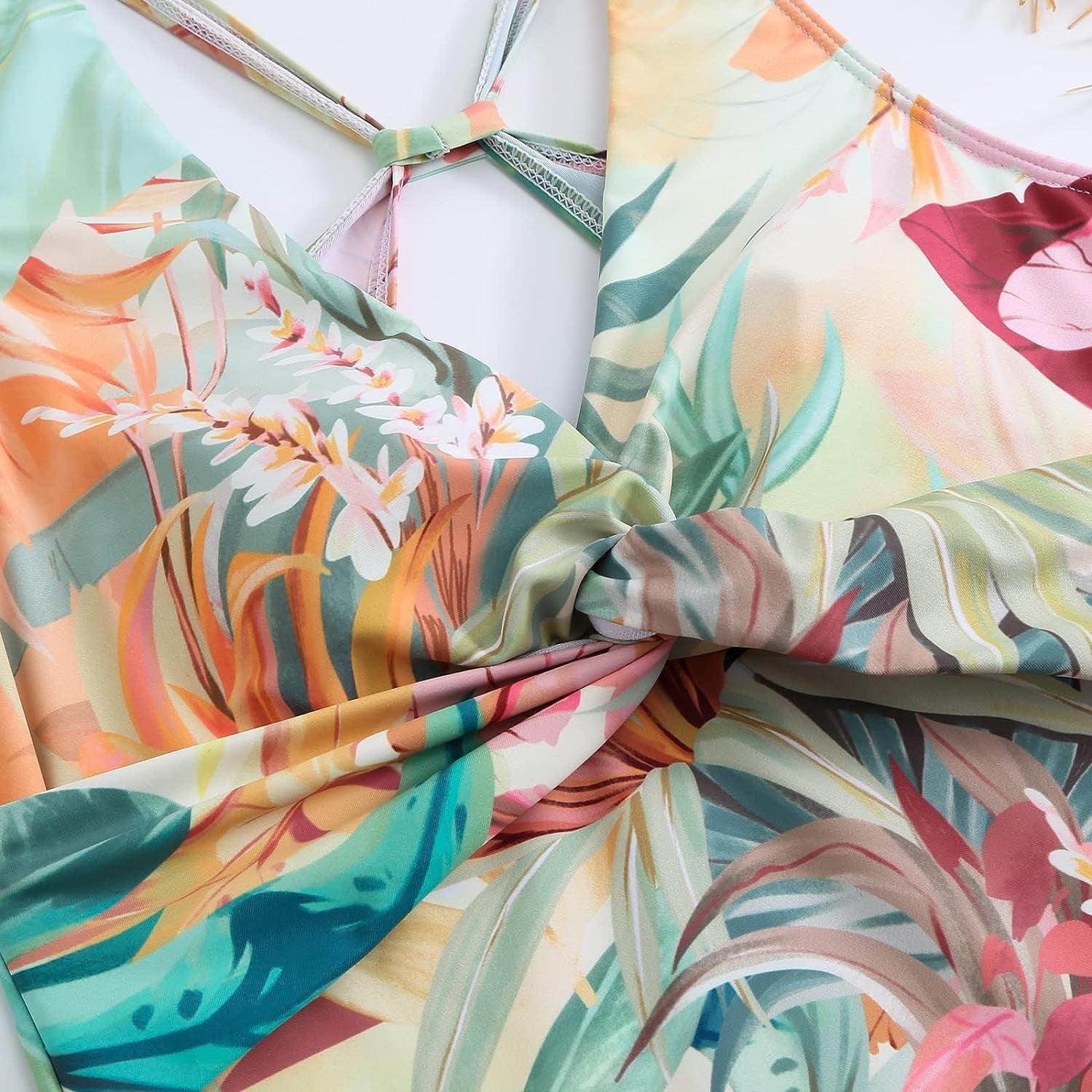 One Piece Swimsuit with Beach Cover up Wrap Skirt - MY SEXY STYLES