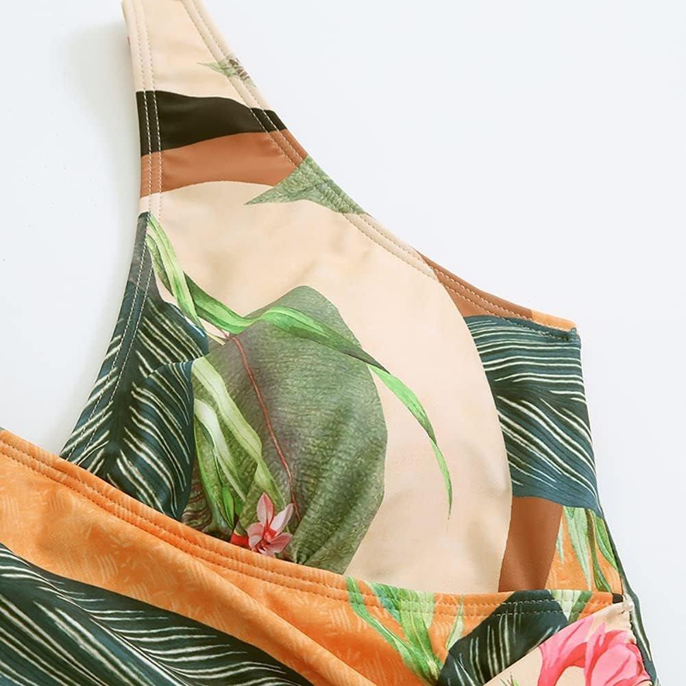 One Piece Swimsuit with Beach Cover up Wrap Skirt - MY SEXY STYLES