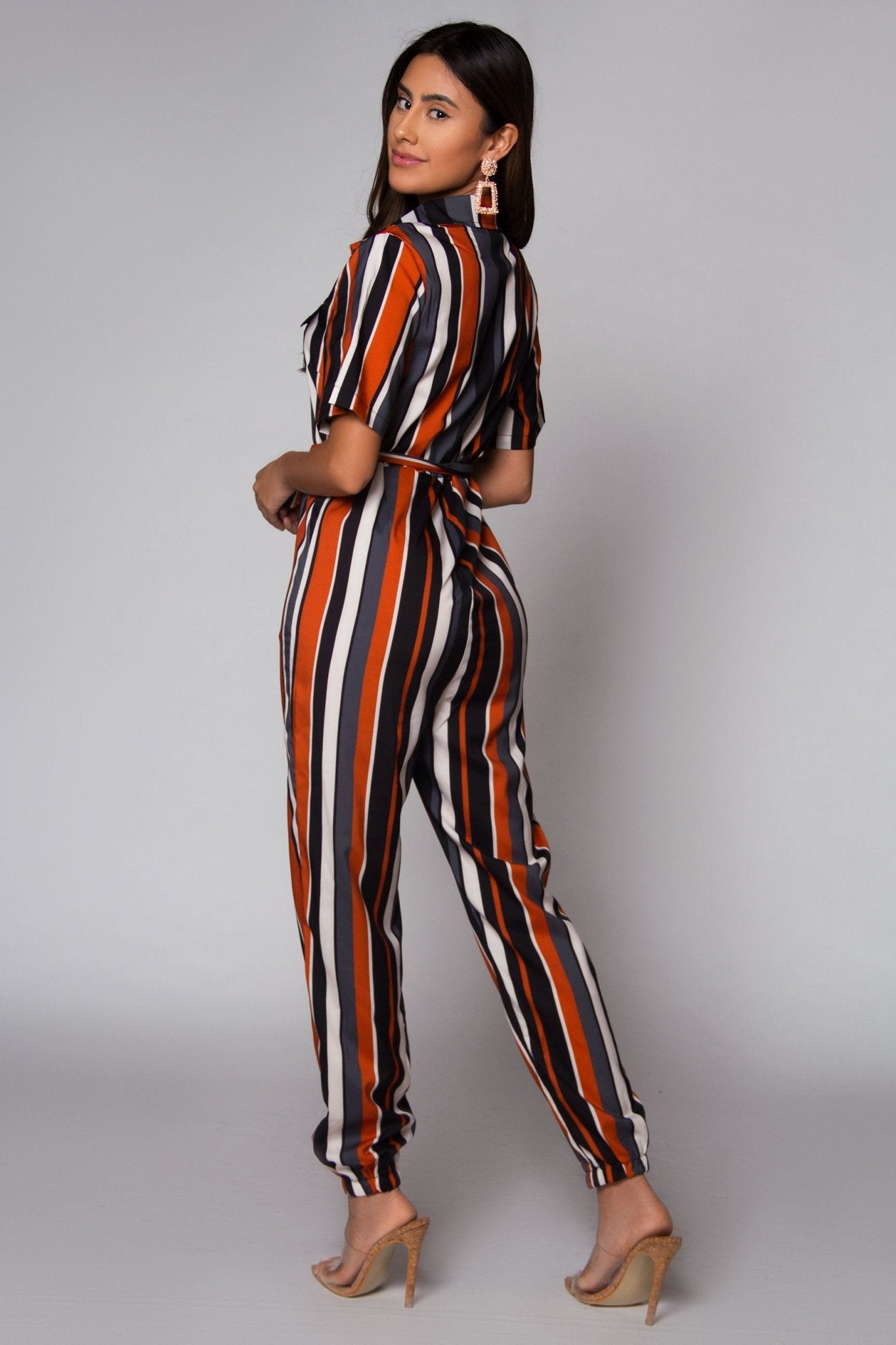Payton Button Down Casual Jumpsuit - MY SEXY STYLES