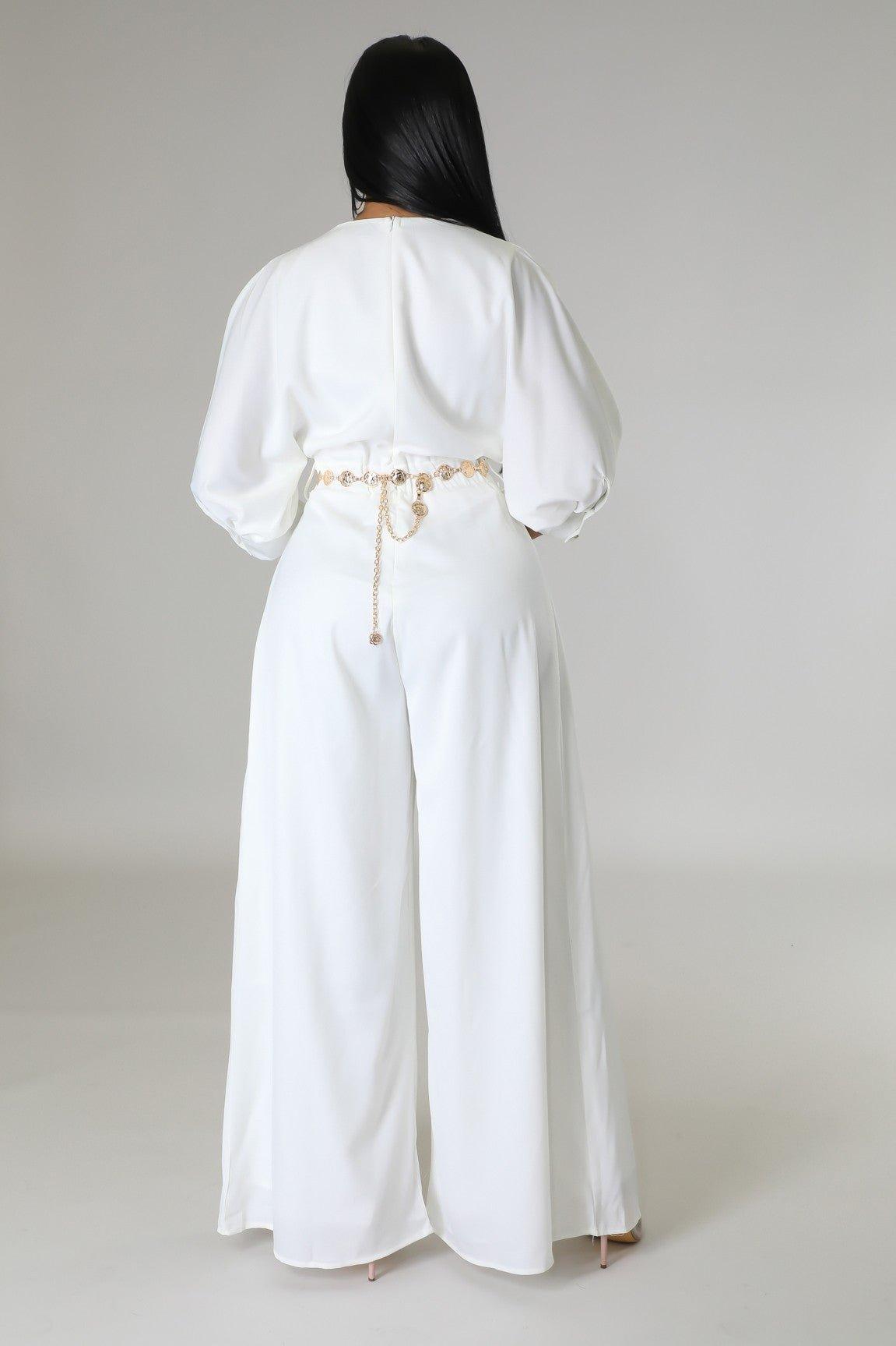 Pearson Belted Palazzo Jumpsuit - MY SEXY STYLES