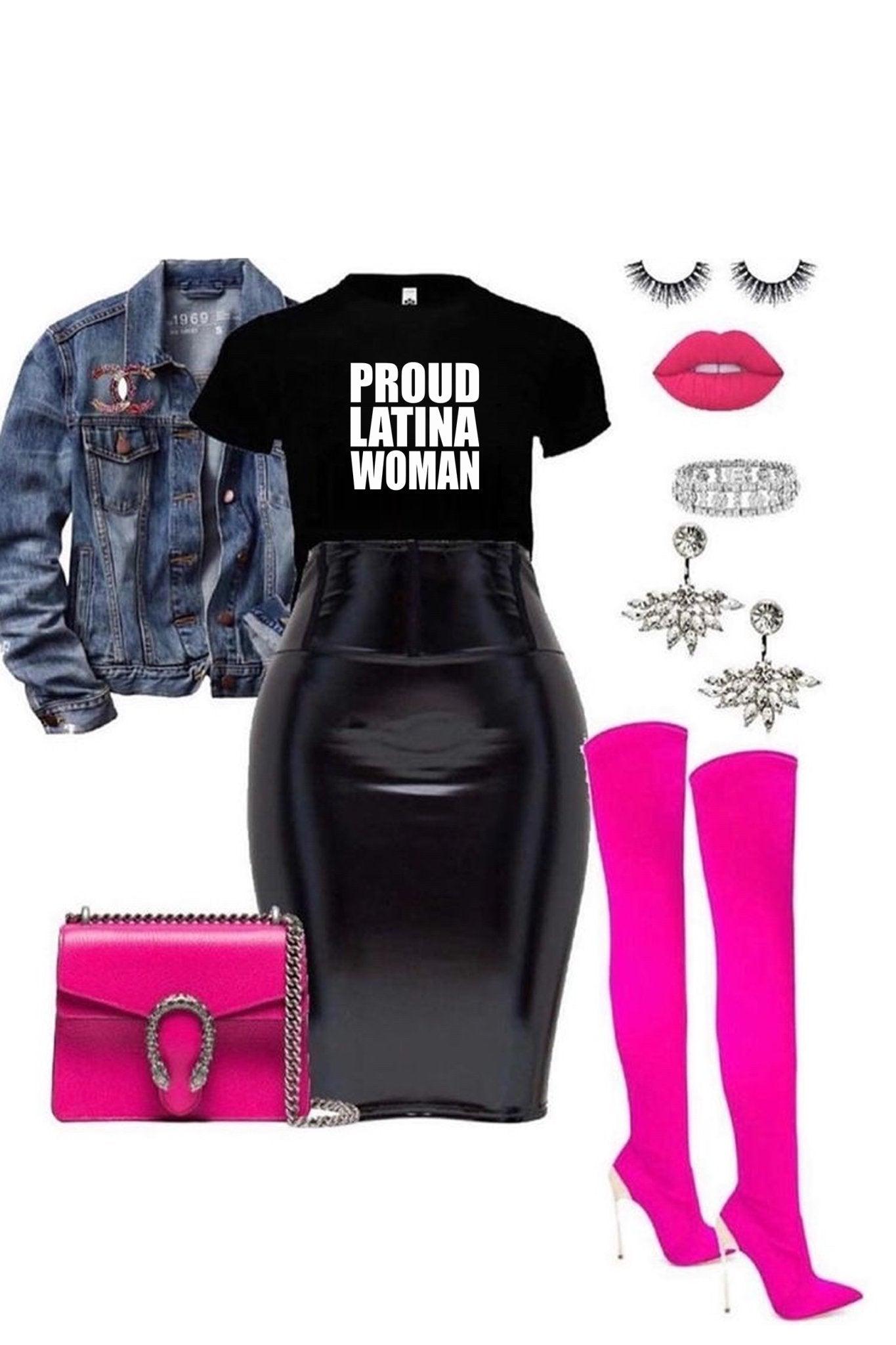 Proud Latina Woman Unisex Jersey Short Sleeve Tee - MY SEXY STYLES