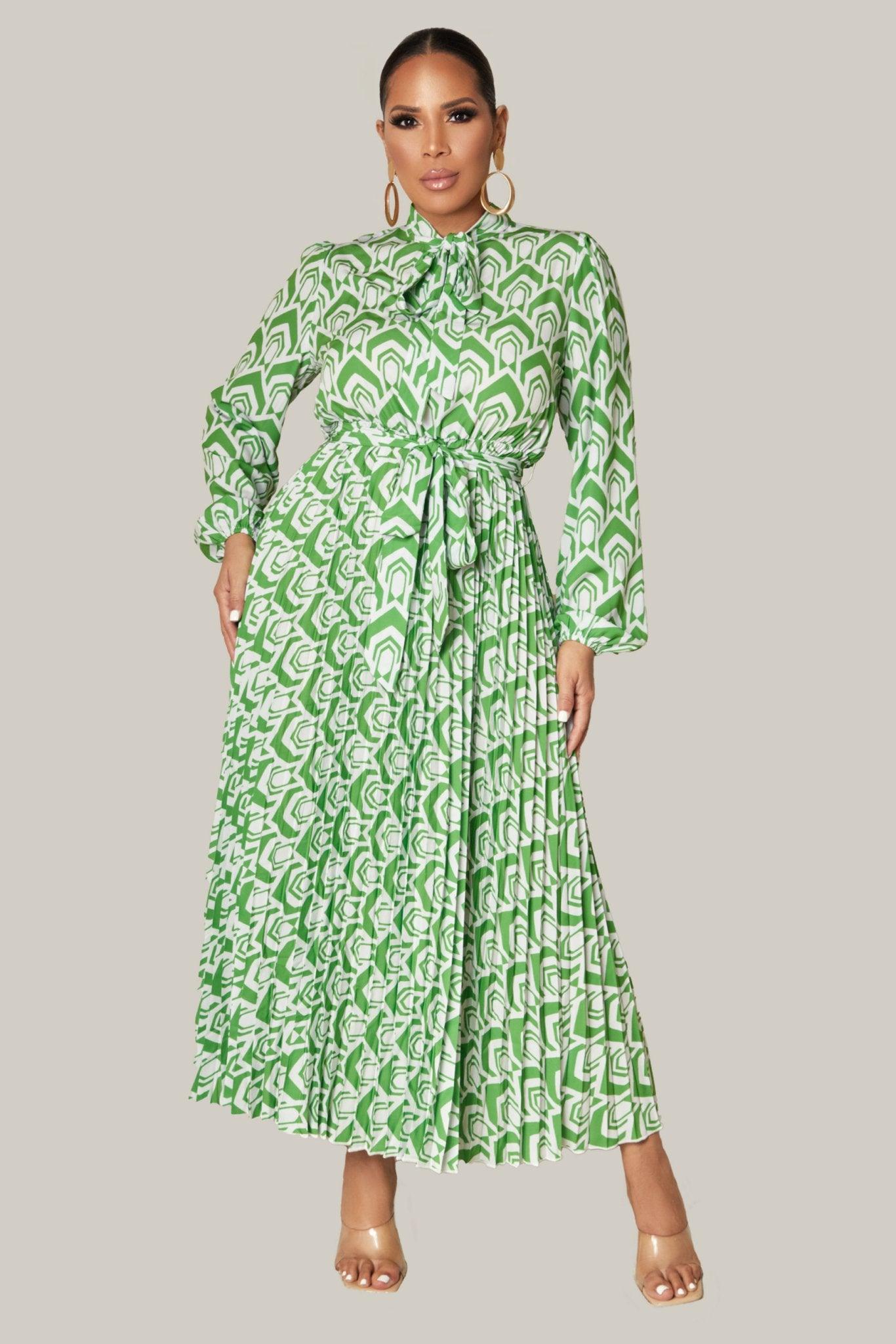 Spring Days Pleated Maxi Dress - MY SEXY STYLES