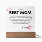 TO THE BEST MOM Square Acrylic Plaque - MY SEXY STYLES