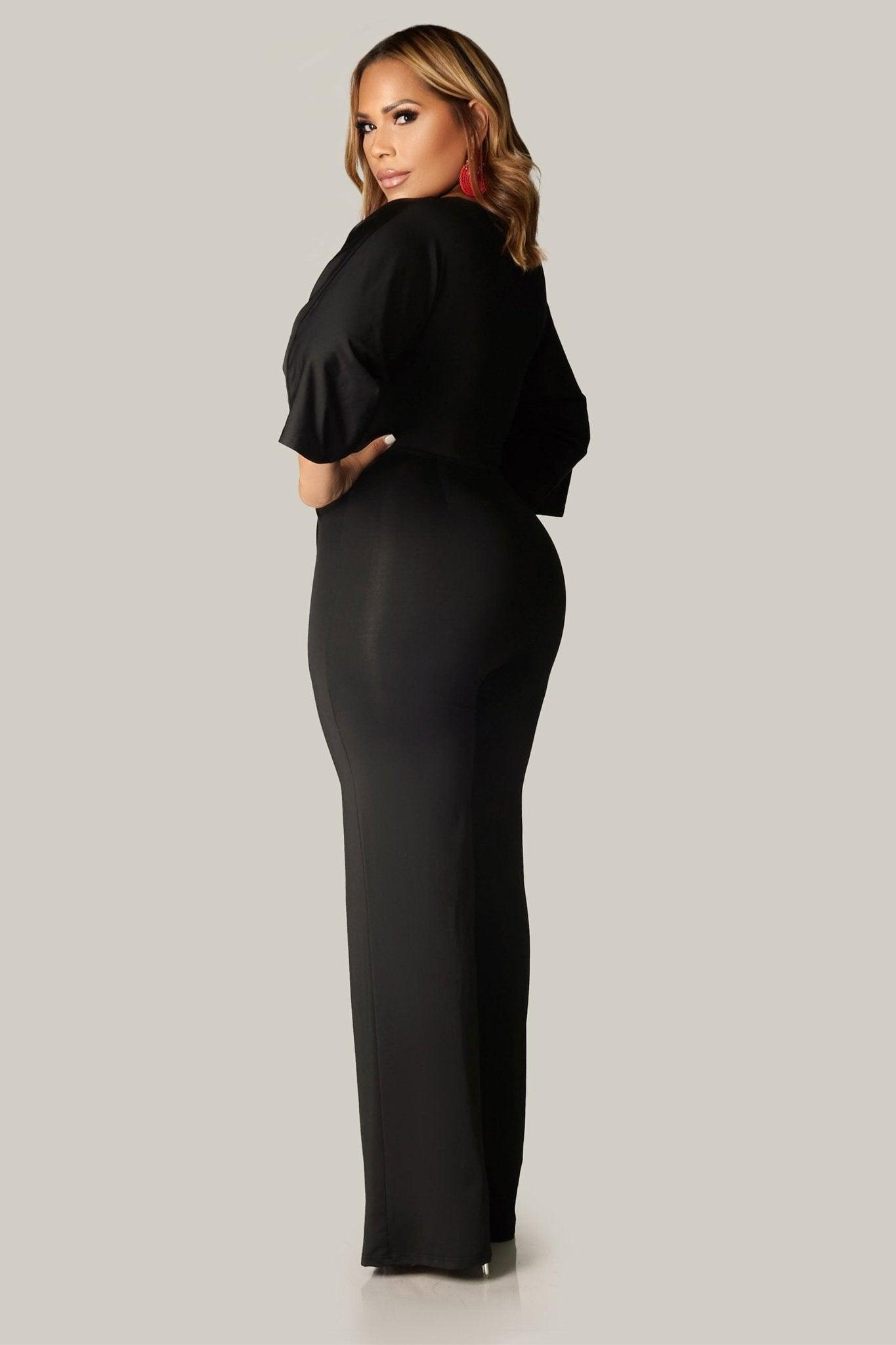 Venetian Twist Detail Jumpsuit - MY SEXY STYLES