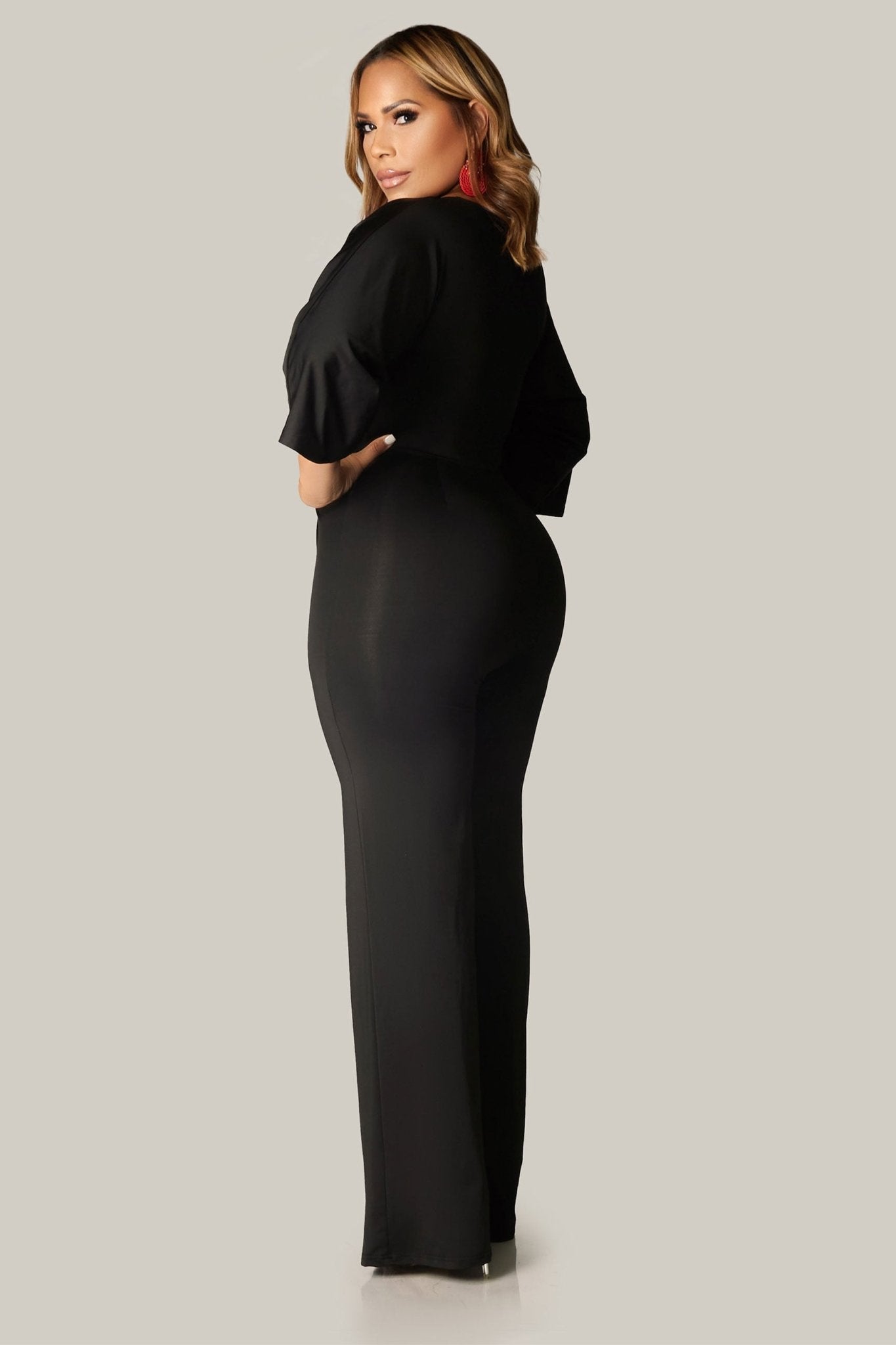 Venetian Twist Detail Jumpsuit - MY SEXY STYLES