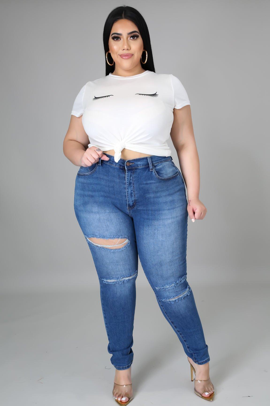 Vivian Ripped Jeans - MY SEXY STYLES