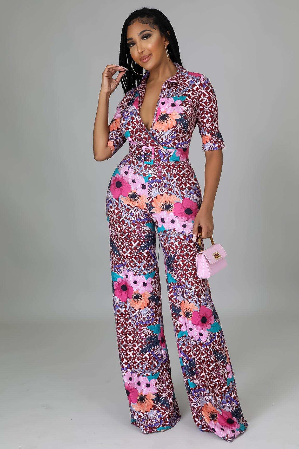 Wrenley Belted Jumpsuit - MY SEXY STYLES