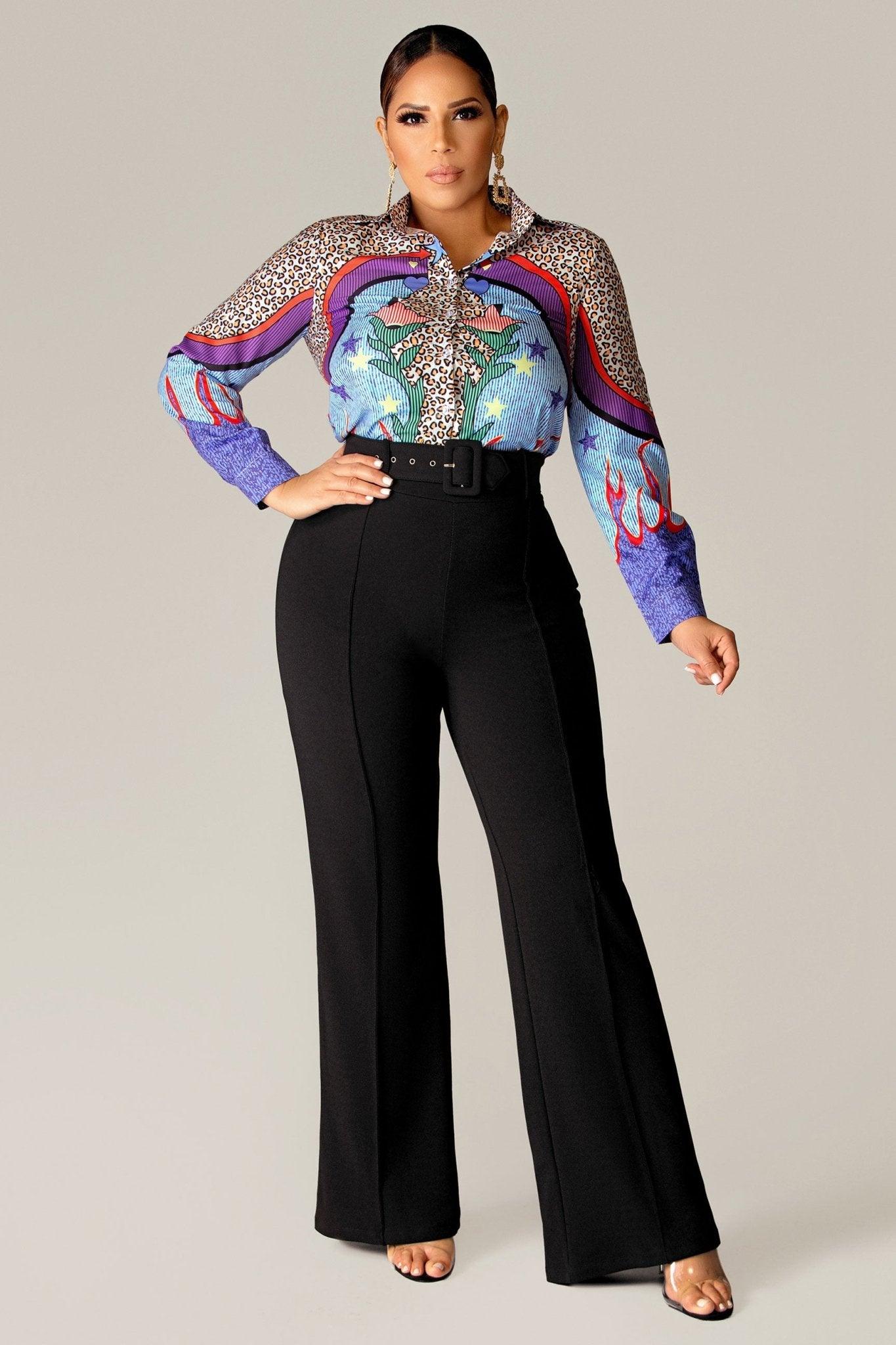 Zahara Long Sleeves Shirt - MY SEXY STYLES