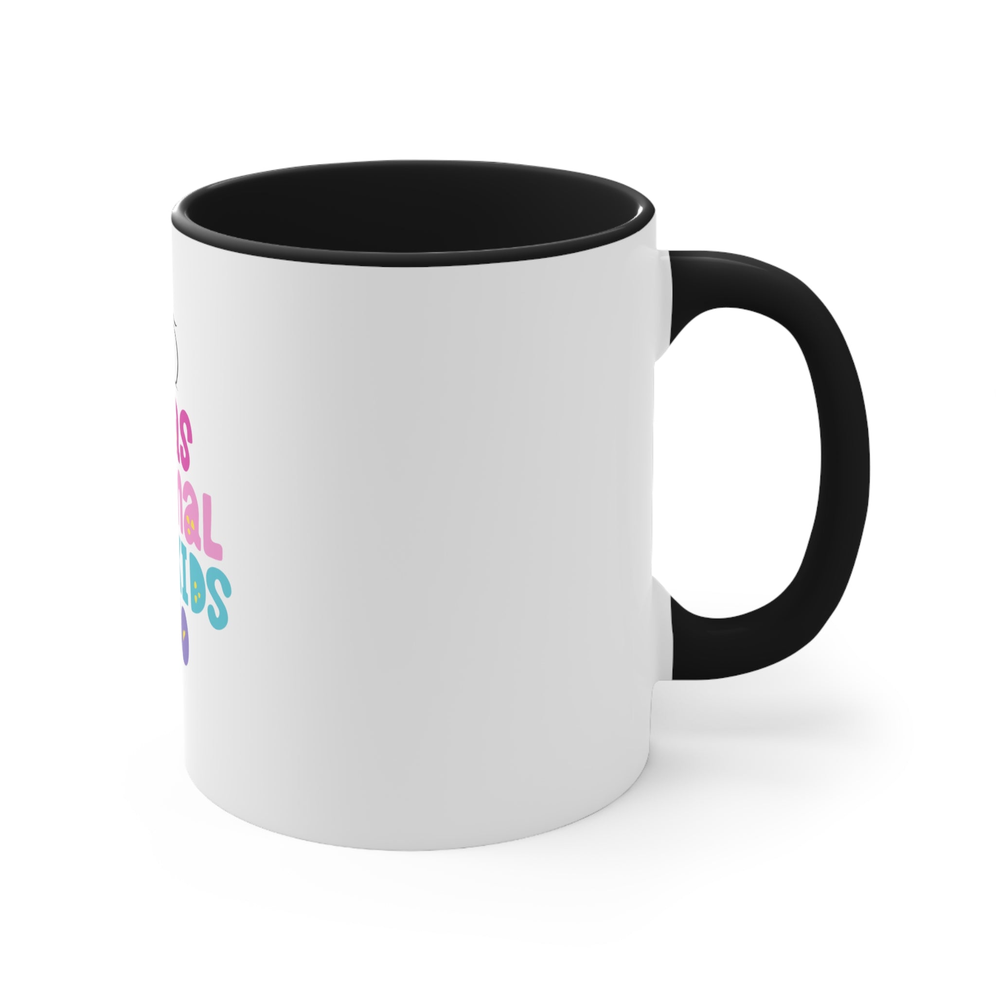 I Was Normal Two Kids Ago Accent Coffee Mug, 11oz