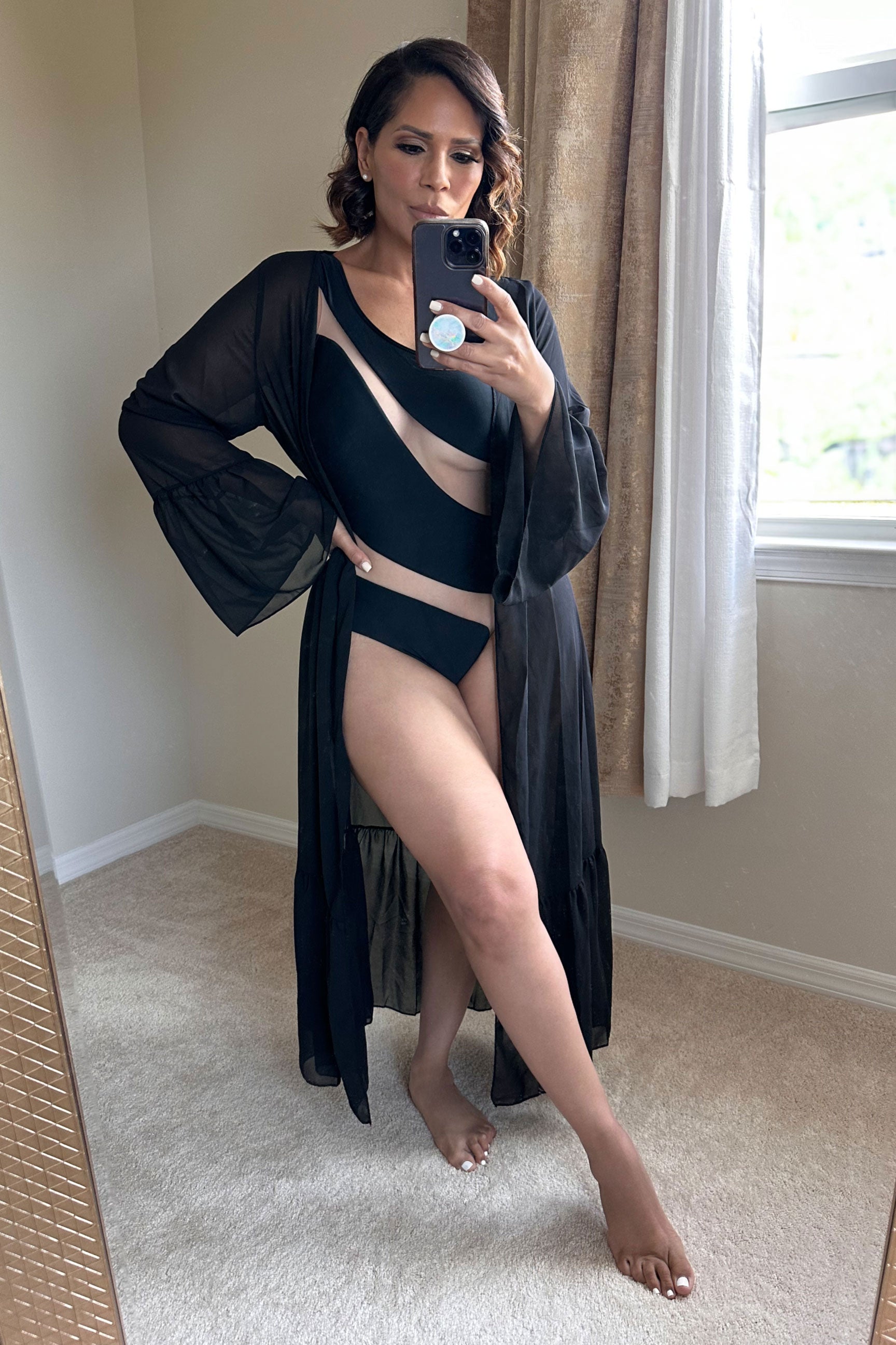 Sasha Belted Kimono Cover-Up