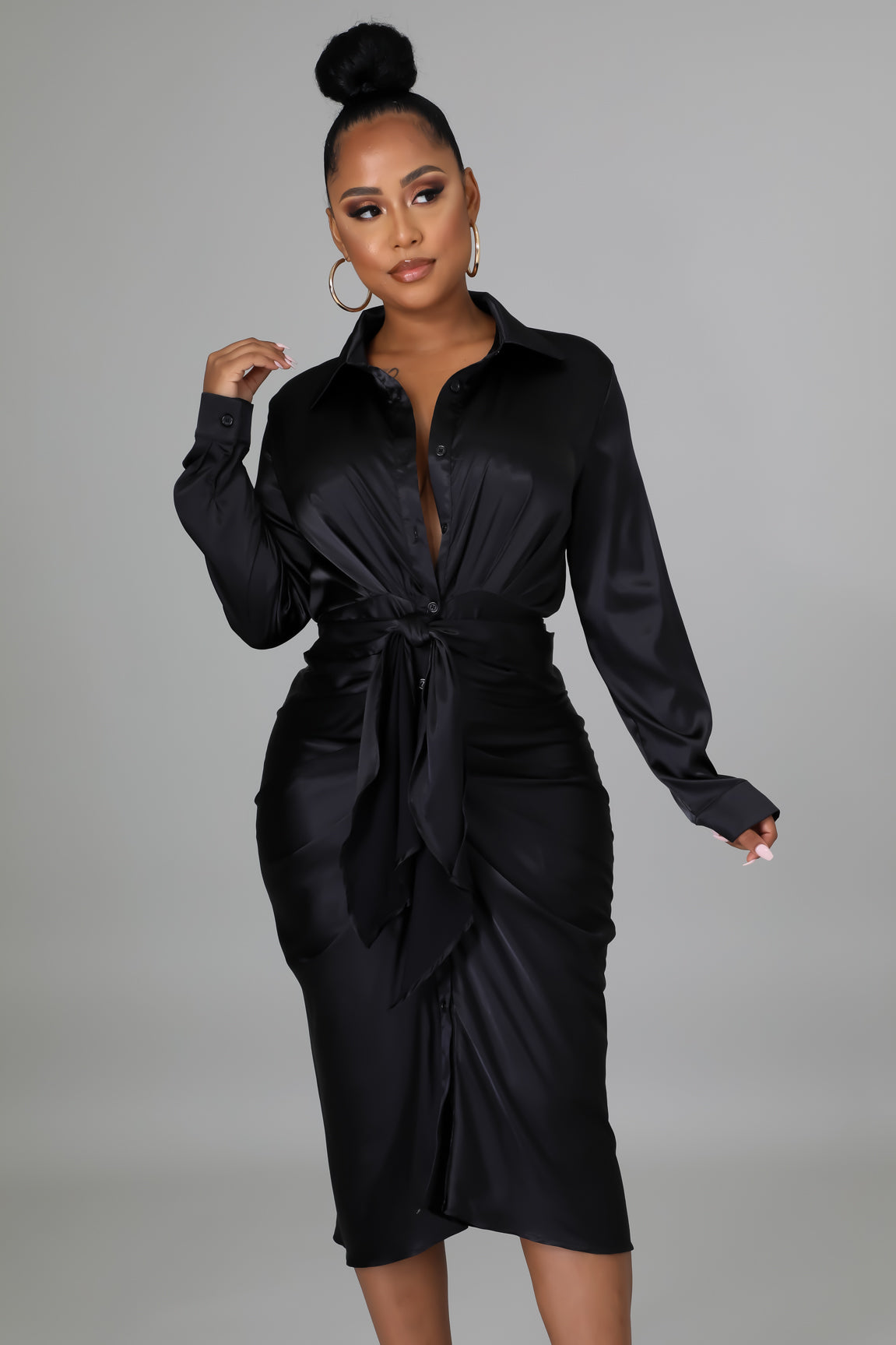 Mara Ruched Classy Dress - MY SEXY STYLES