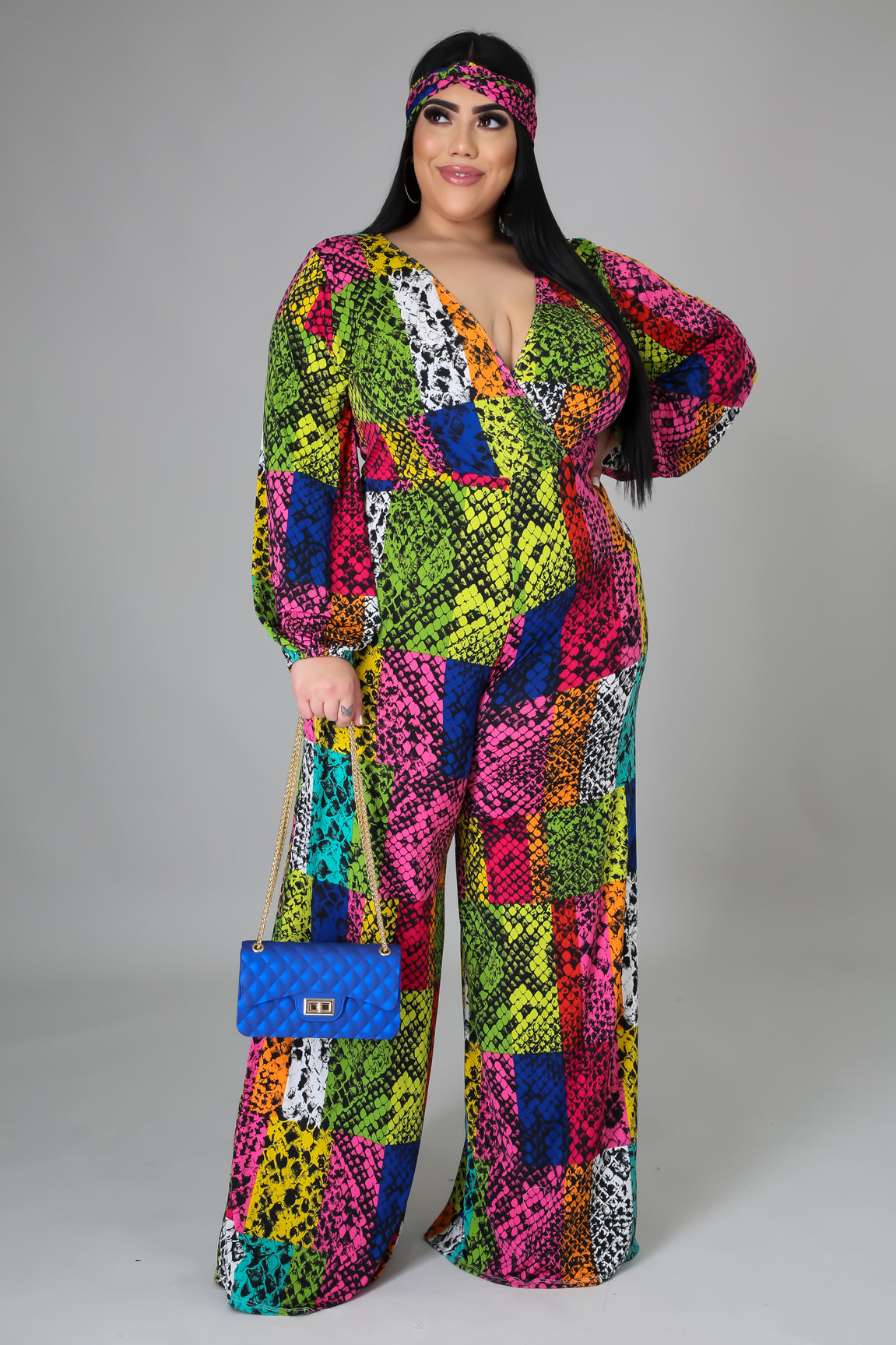 Neon Everlee Multicolor Print Jumpsuit - MY SEXY STYLES