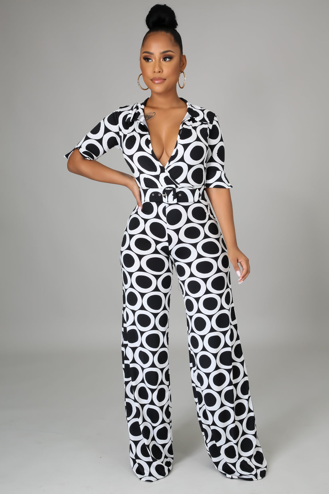 Natalie Sexy Belted Jumpsuit - MY SEXY STYLES