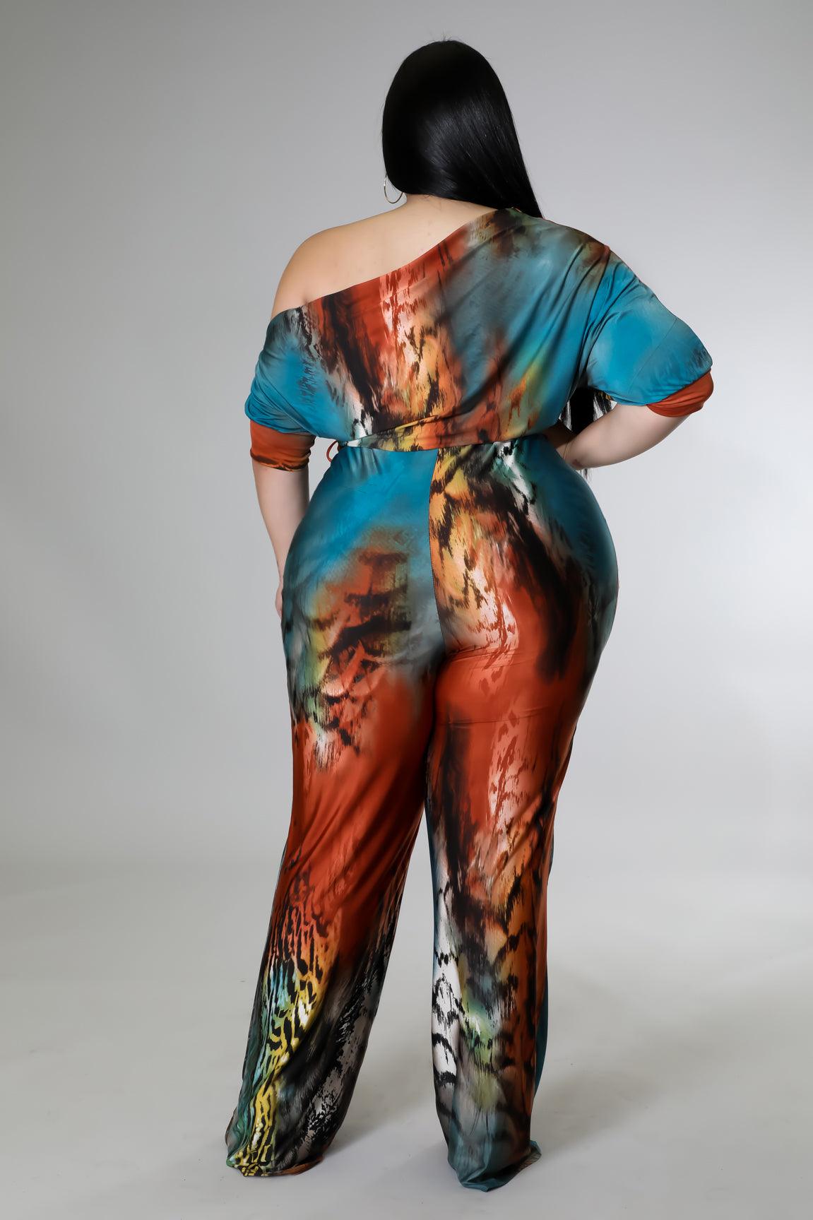 Annalia Off Shoulder Plus Jumpsuit - MY SEXY STYLES