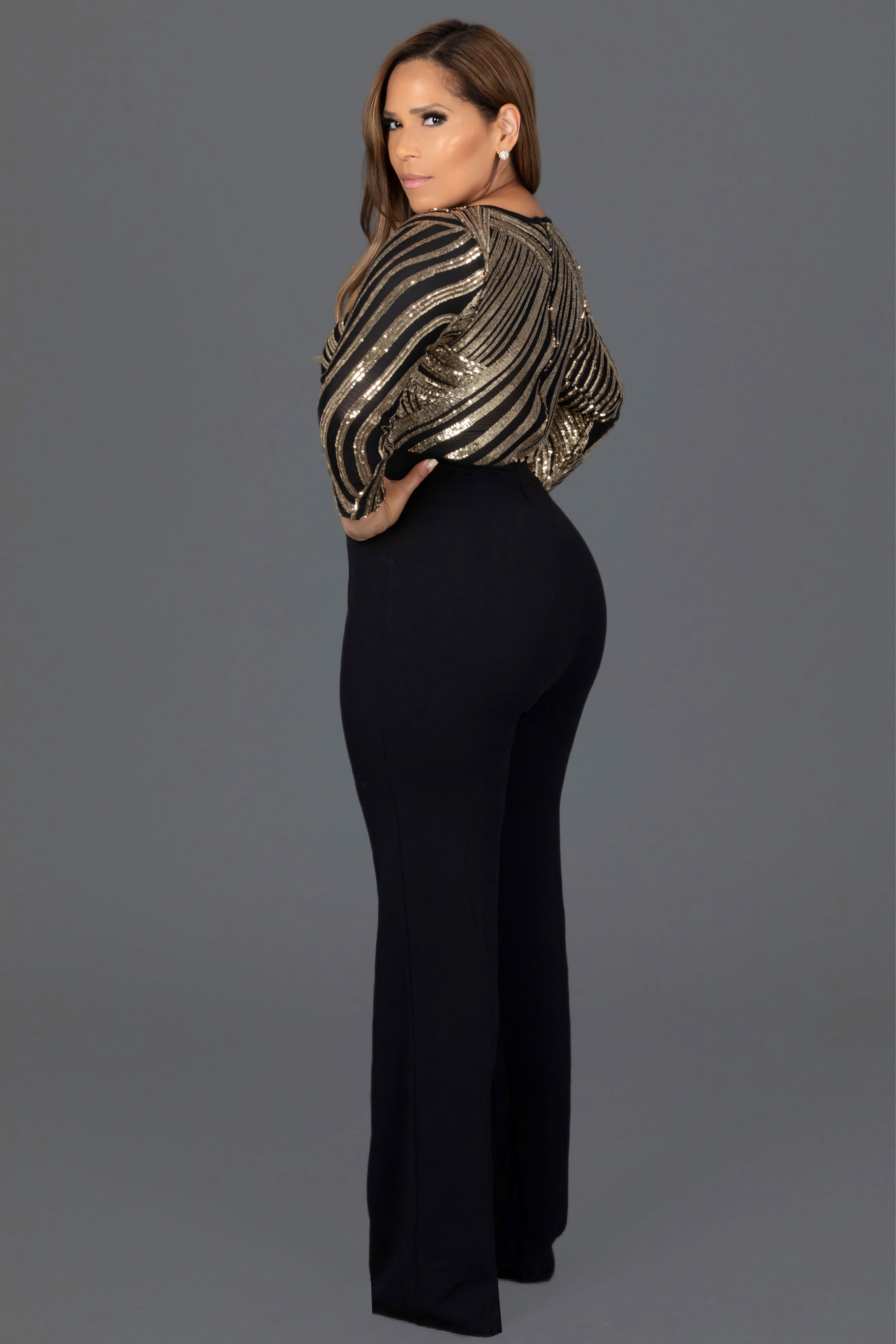 Melanie Sequins Gala Jumpsuit - MY SEXY STYLES