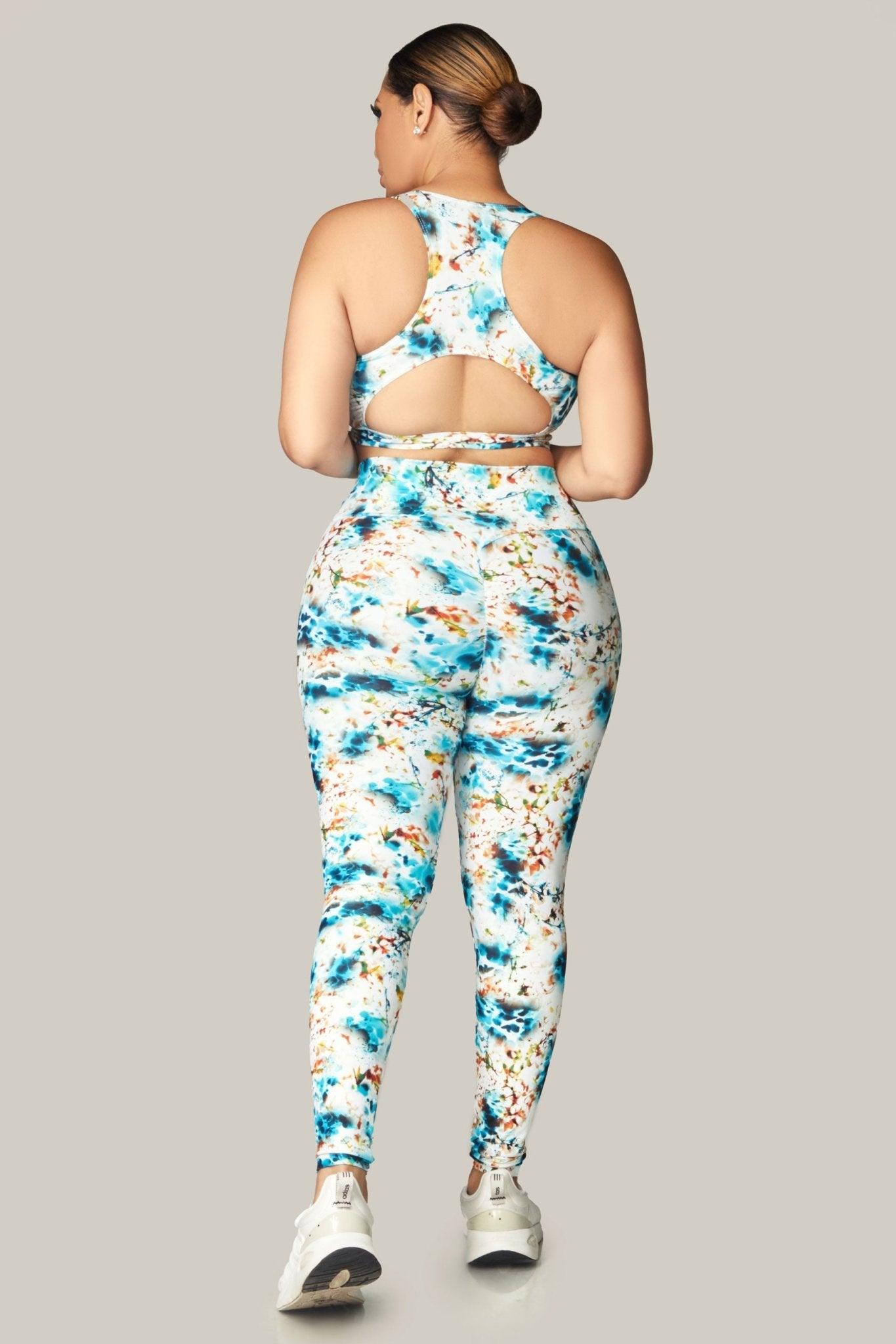 Aiden High-Waisted Leggings and Sport Bra Set - MY SEXY STYLES