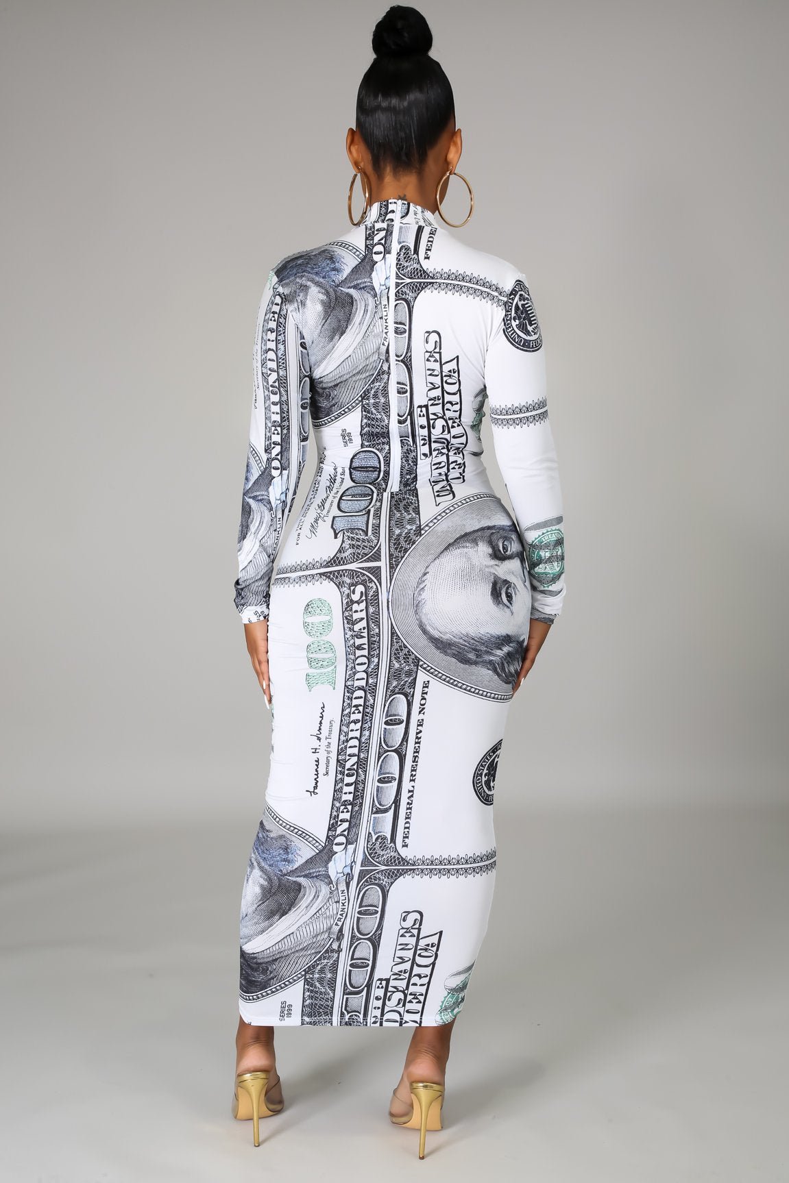 All About Money Bodycon Midi Dress - MY SEXY STYLES