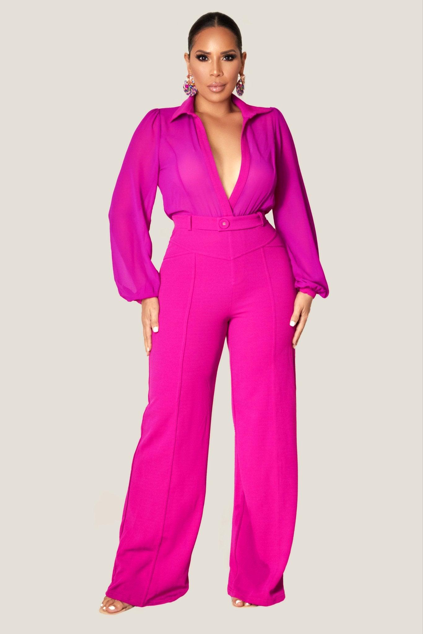 Angelica Long Sleeves Jumpsuit - MY SEXY STYLES