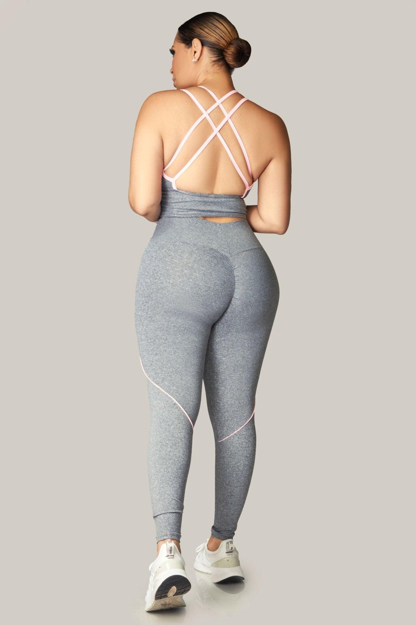 Asher High-Waisted Leggings and Sport Bra Set - MY SEXY STYLES